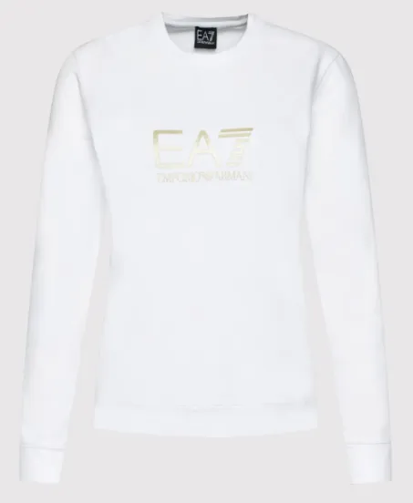 Felpa EA7 Emporio Armani 8NTM35 0101 Bianco