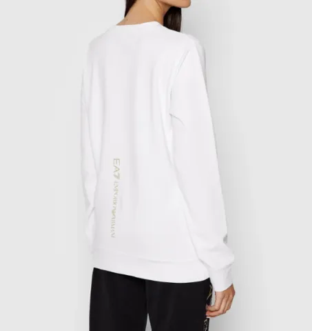 Felpa EA7 Emporio Armani 8NTM35 0101 Bianco