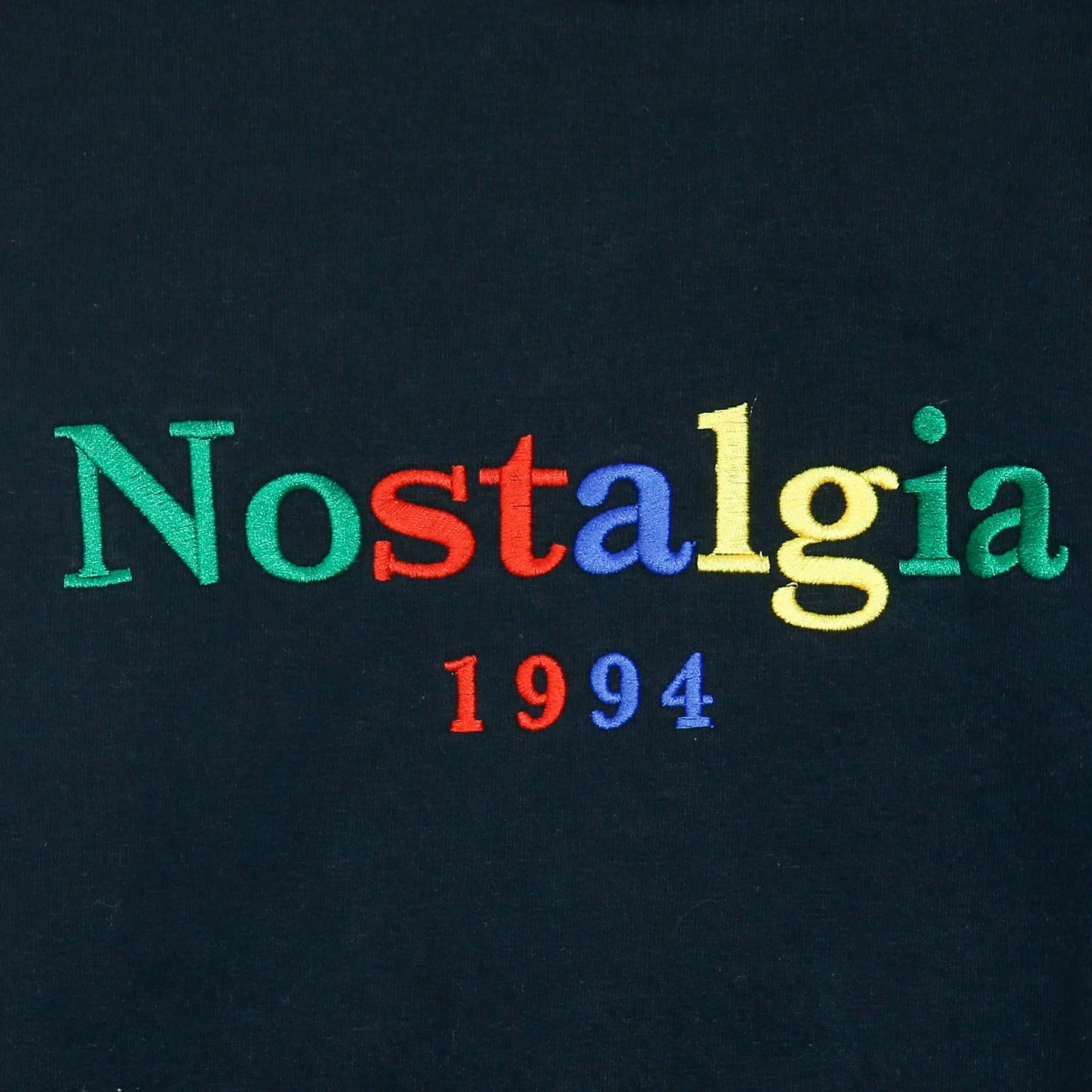 Felpa Girocollo Uomo Ben Crewneck X Nostalgia Blue