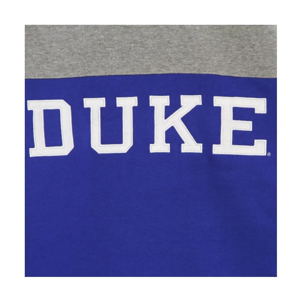felpa girocollo uomo ncaa perfect season crew fleece overtime dukblu ROYAL/GREY