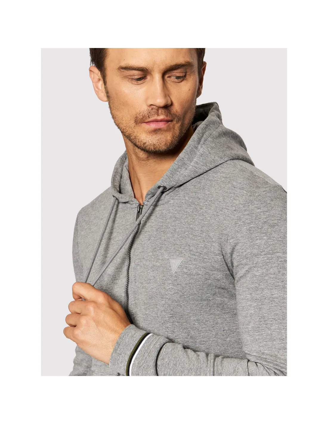 Felpa nera uomo Brooks Hoodie Truck Guess