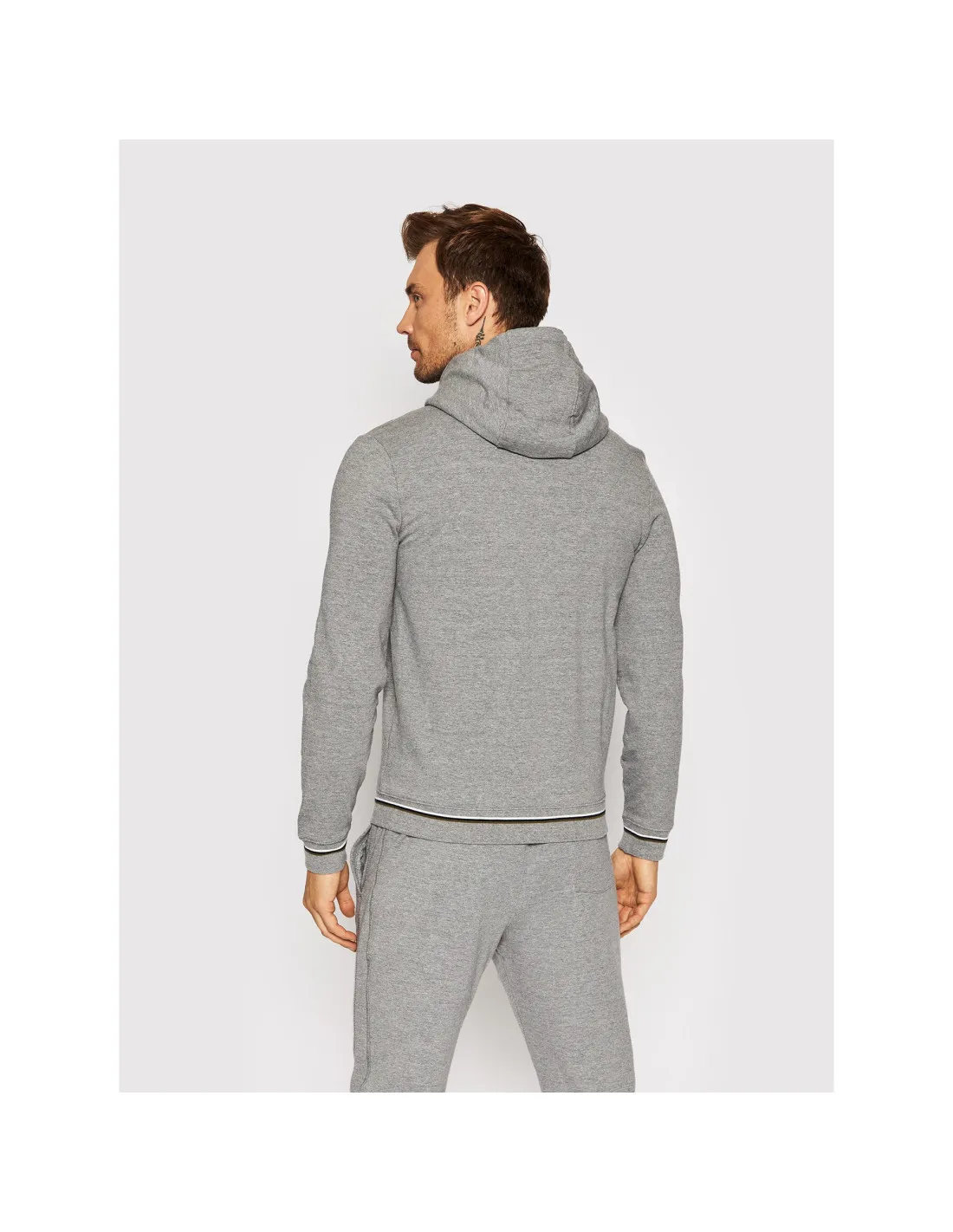 Felpa nera uomo Brooks Hoodie Truck Guess