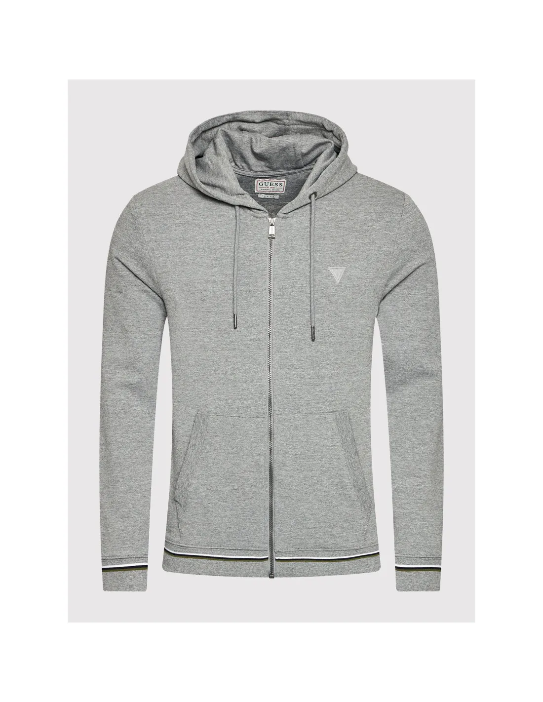 Felpa nera uomo Brooks Hoodie Truck Guess