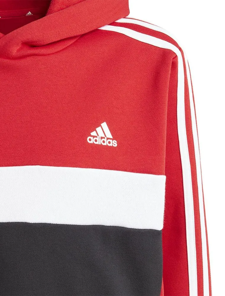 Felpa Sportiva Adidas - Rosso Nero