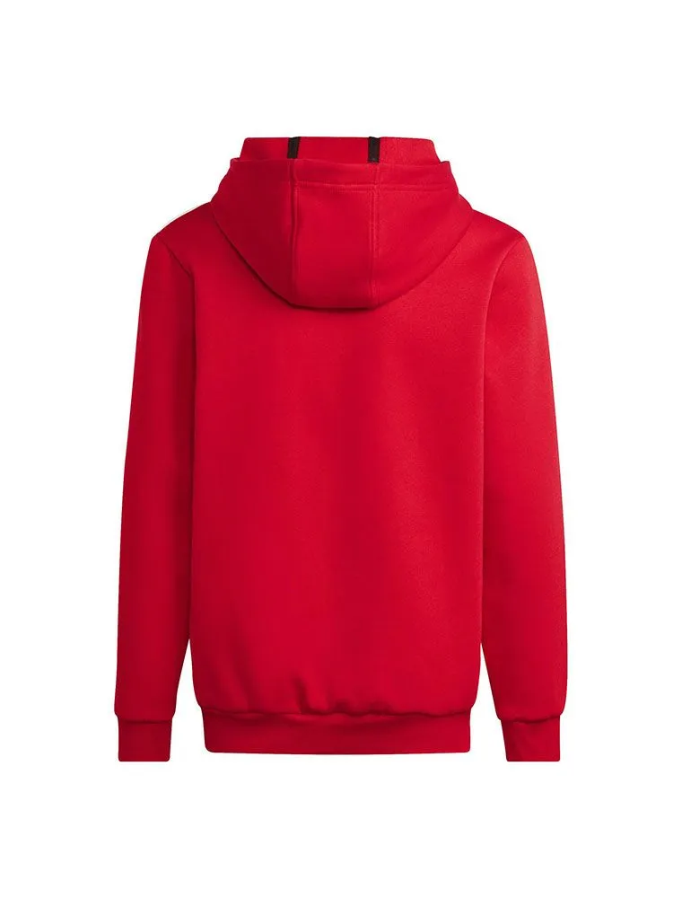Felpa Sportiva Adidas - Rosso Nero