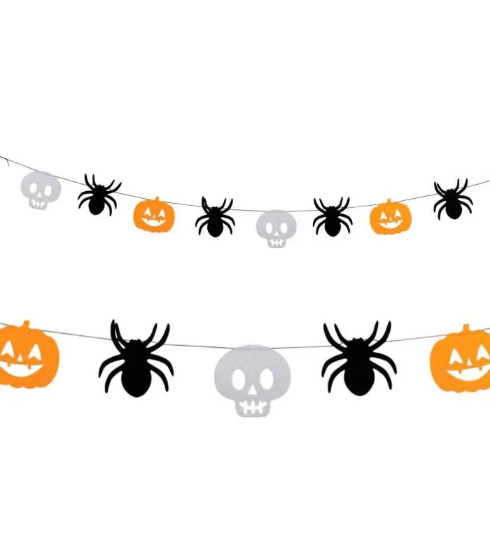 Festone Halloween in feltro l.cm.120 ca.