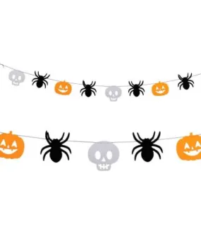 Festone Halloween in feltro l.cm.120 ca.
