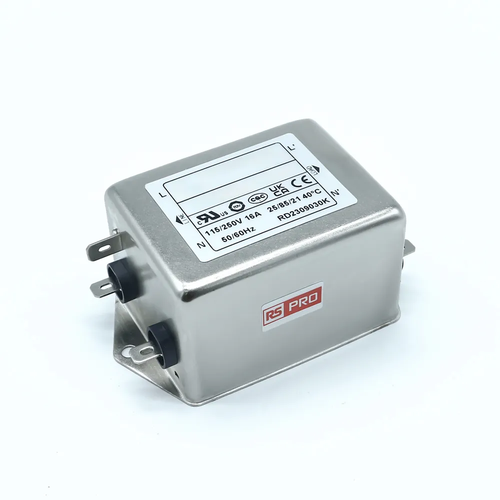Filtro EMI RS PRO, 16A 1 fase, 250 V c.a., A telaio
