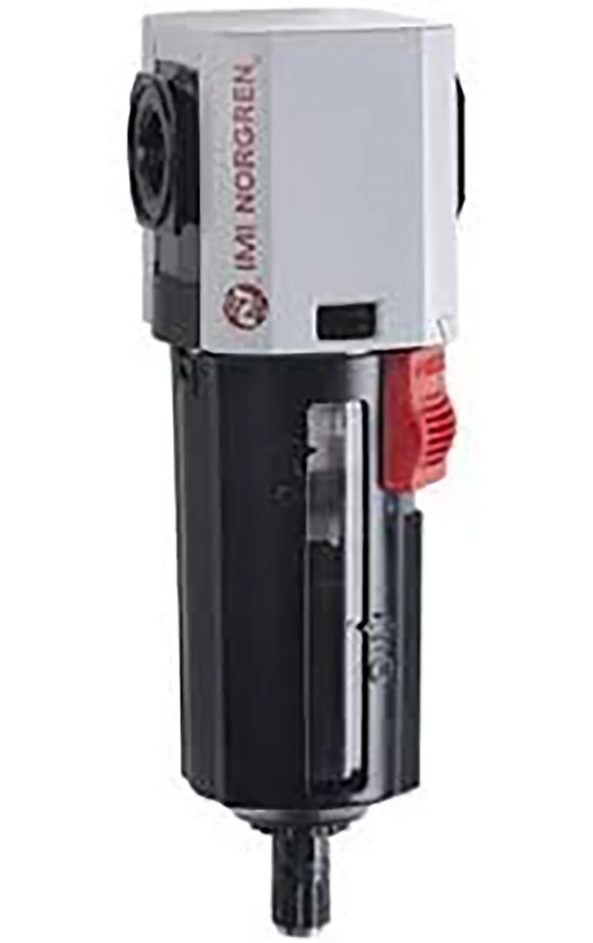 Filtro pneumatico Norgren F84G-3GN-QP1, filtrazione 5μm, portata max 4680L/min, attacco G 3/8, scarico Manuale