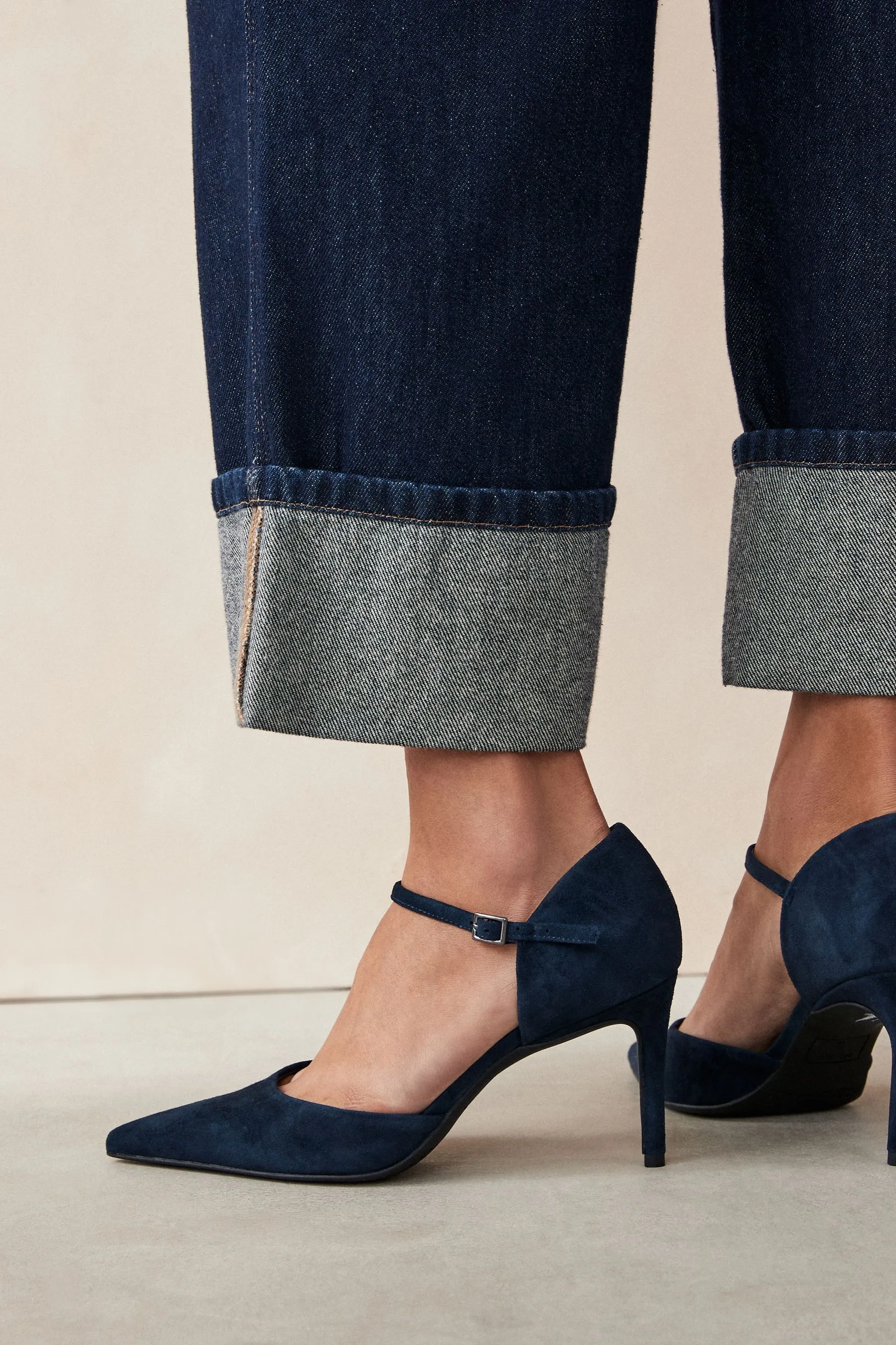 Forever Comfort® - Scarpe Mary Jane a punta con tacco
