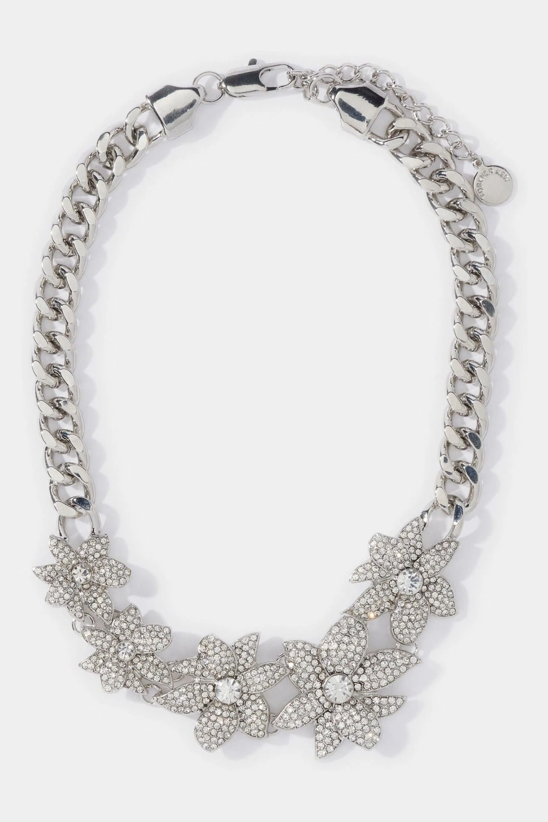 Forever New Signature Flo - Collana con cristalli e fiori