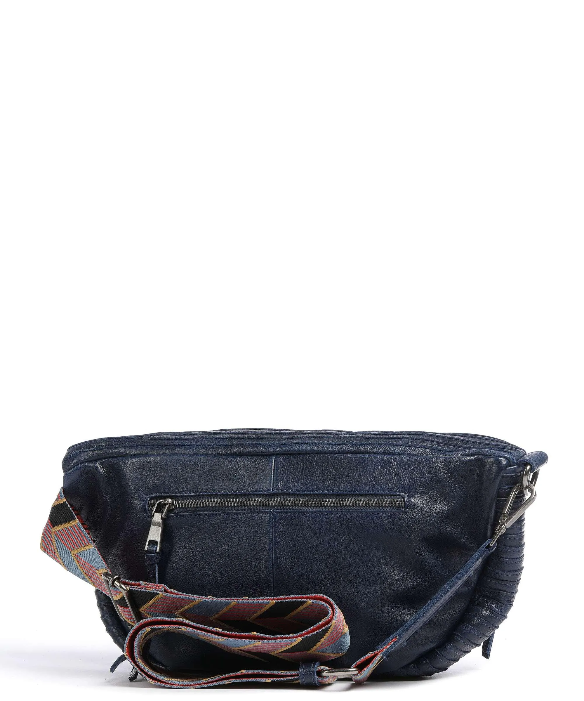  FredsBruder Enna Borsa sling pelle granulata blu scuro  