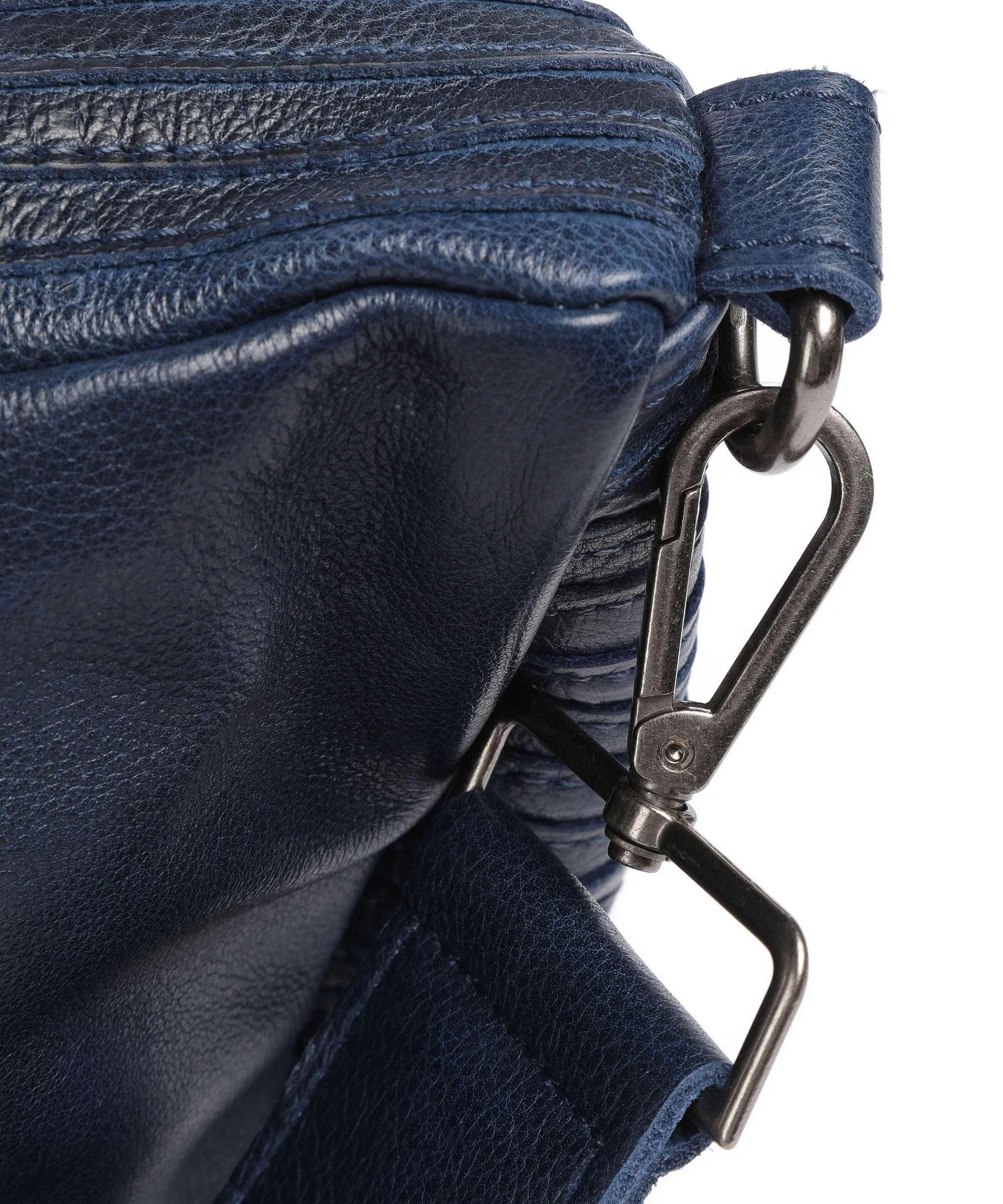  FredsBruder Enna Borsa sling pelle granulata blu scuro  