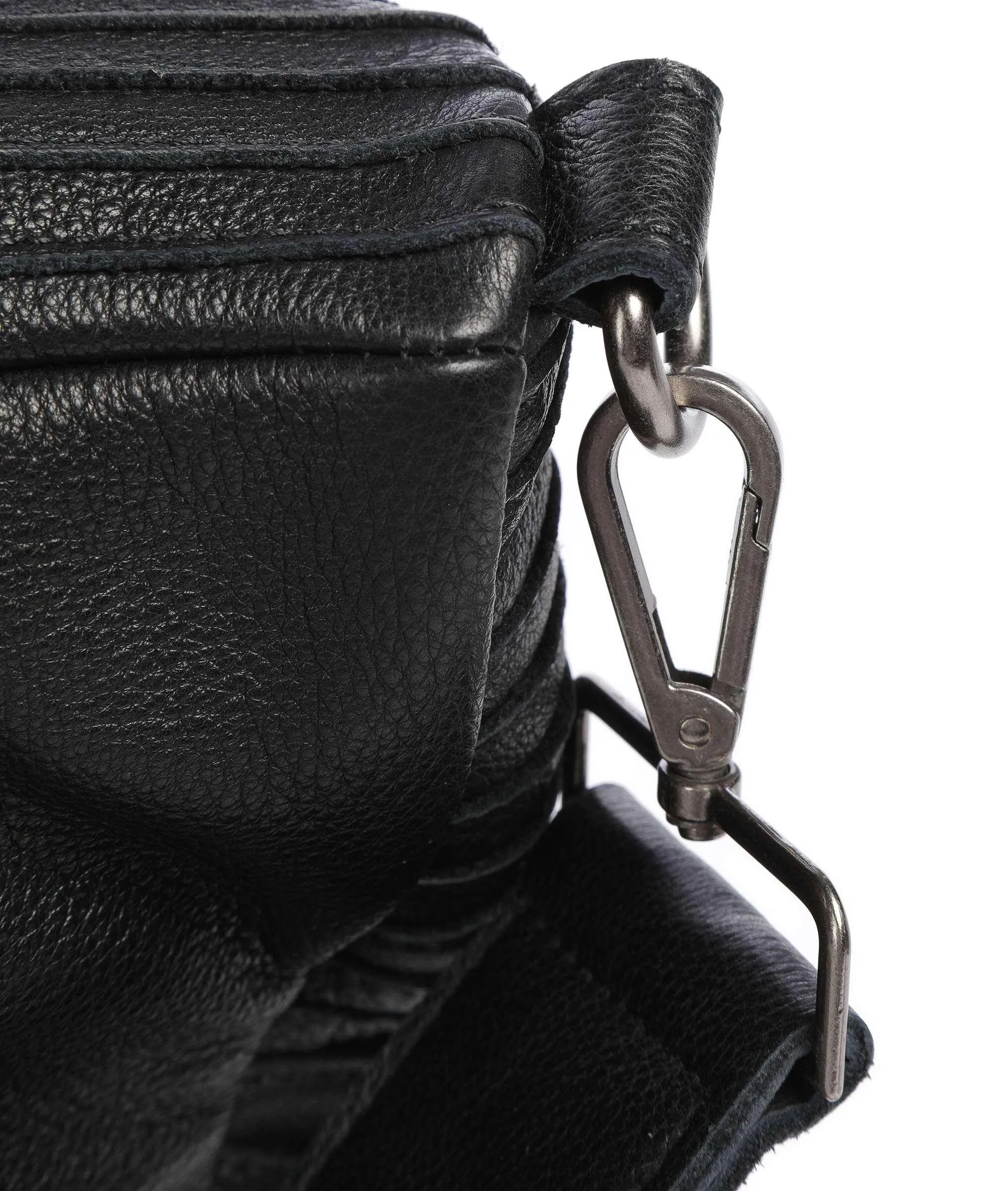  FredsBruder Enna Borsa sling pelle granulata nero  