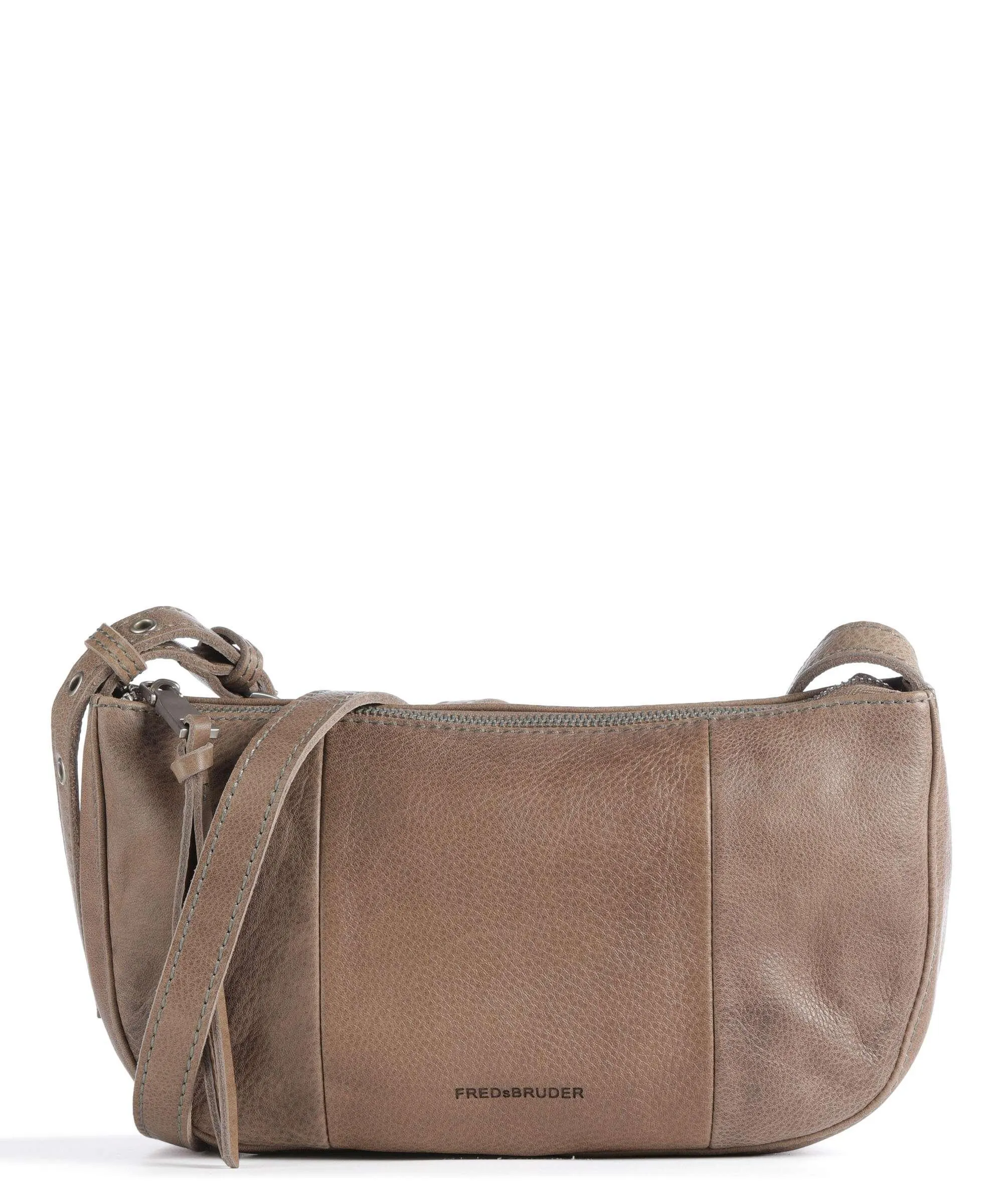 FredsBruder Mia Borsa a tracolla pelle granulata taupe  