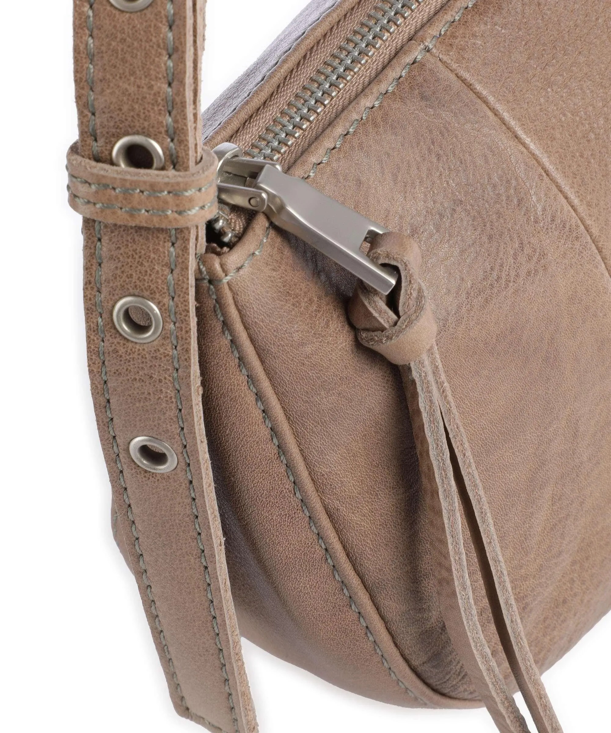  FredsBruder Mia Borsa a tracolla pelle granulata taupe  