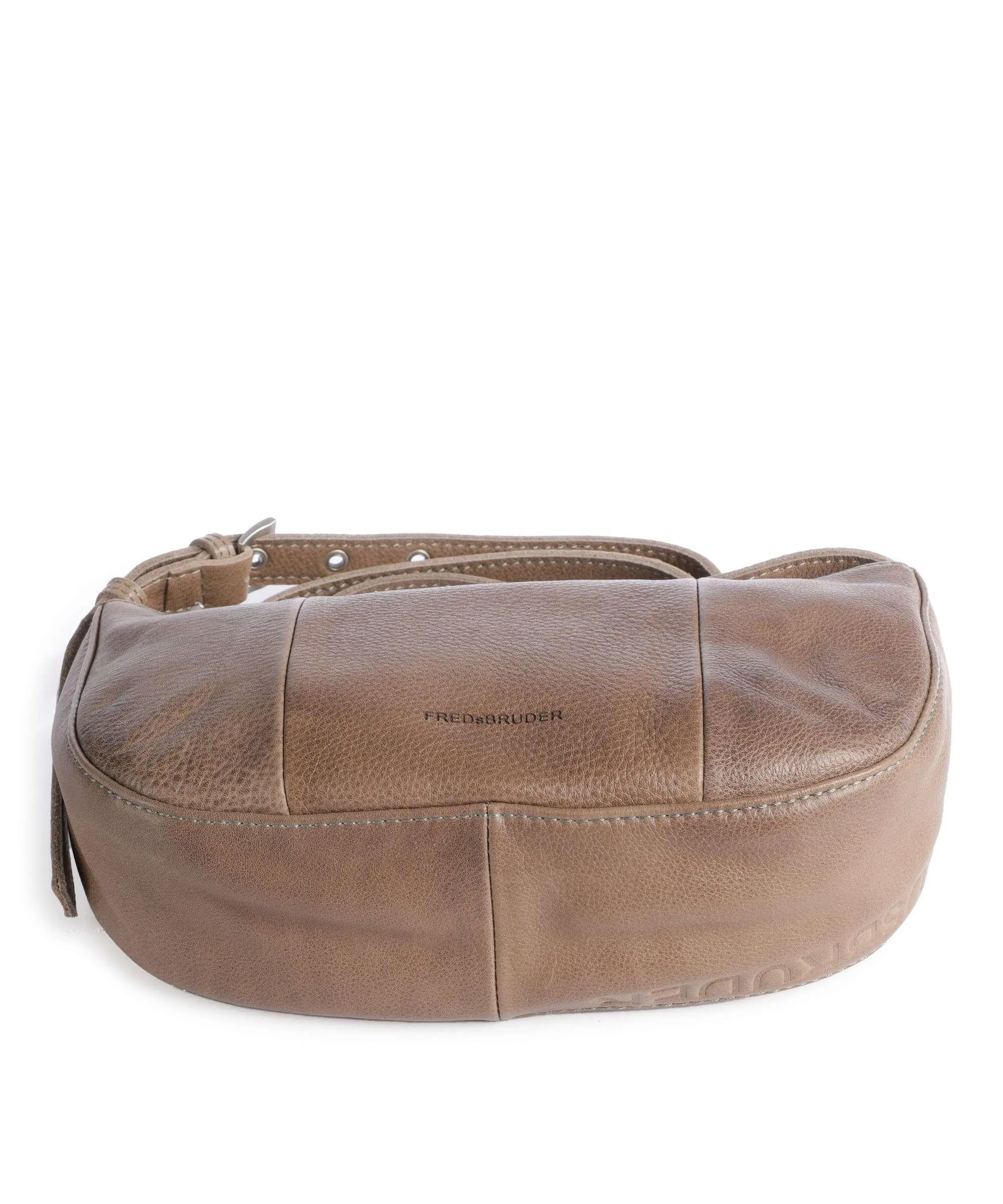  FredsBruder Mia Borsa a tracolla pelle granulata taupe  