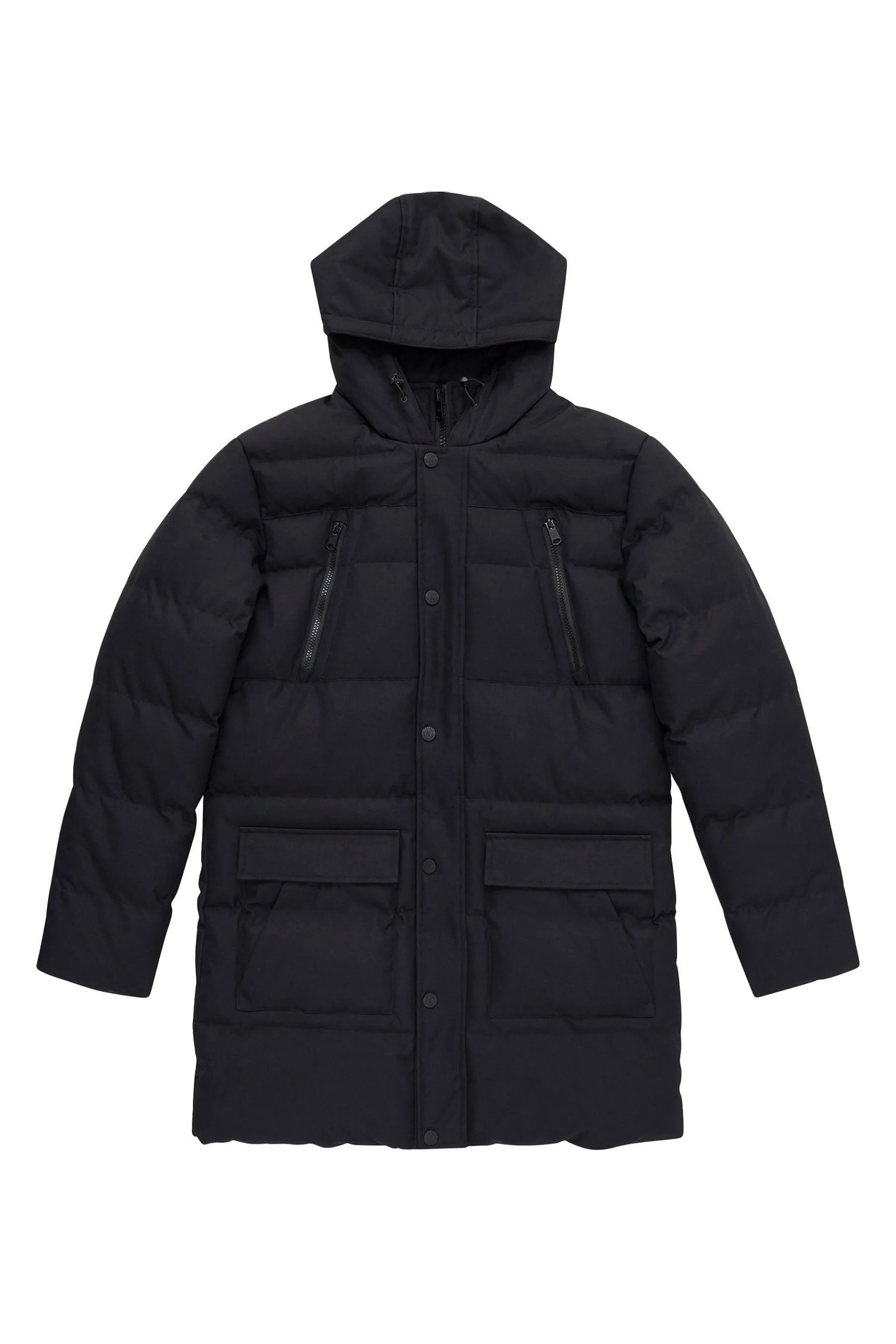 French Connection - Parka lungo con colletto interno