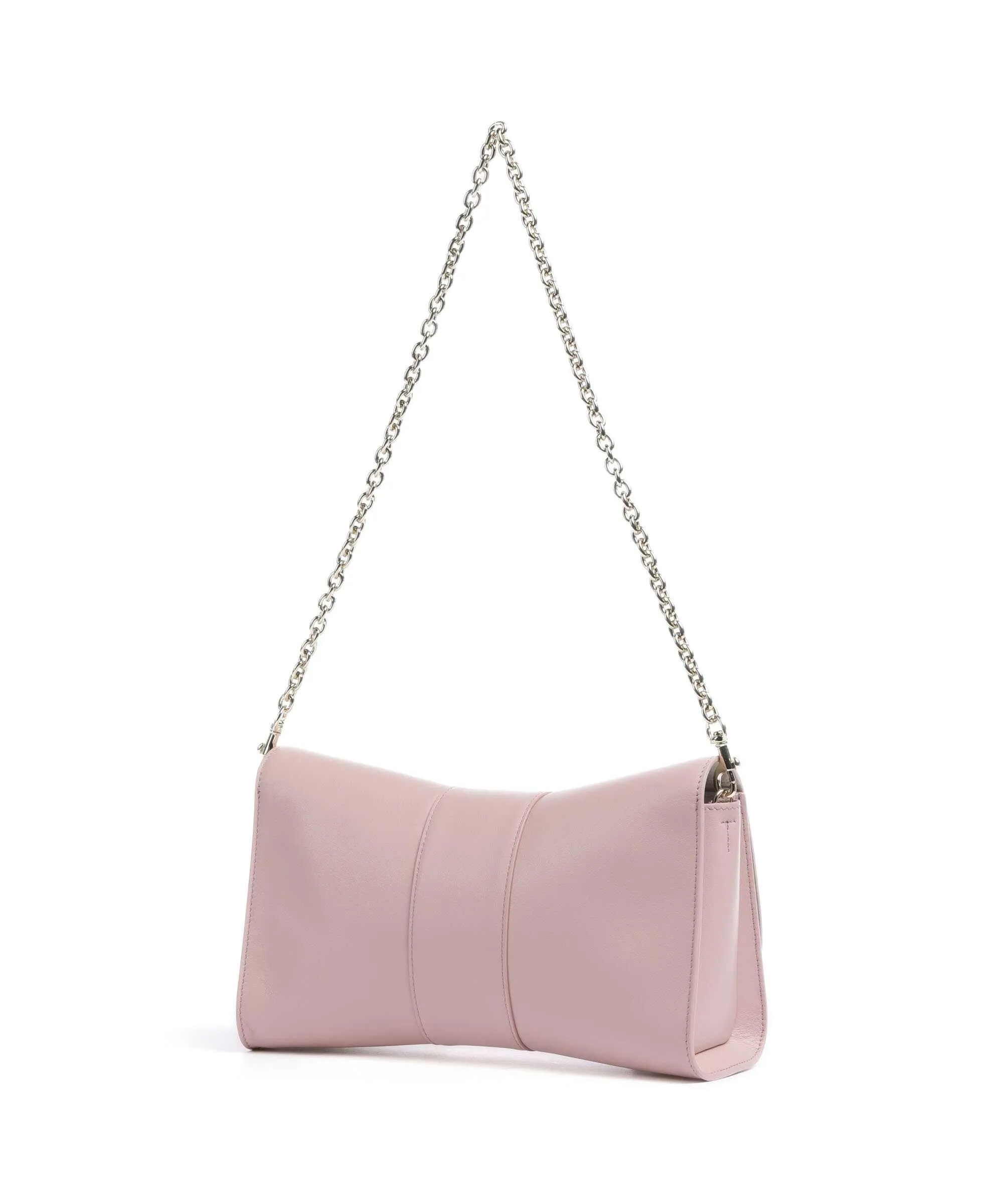  Furla Metropolis Remix S Borsa a spalla pelle a grana fine rosa  