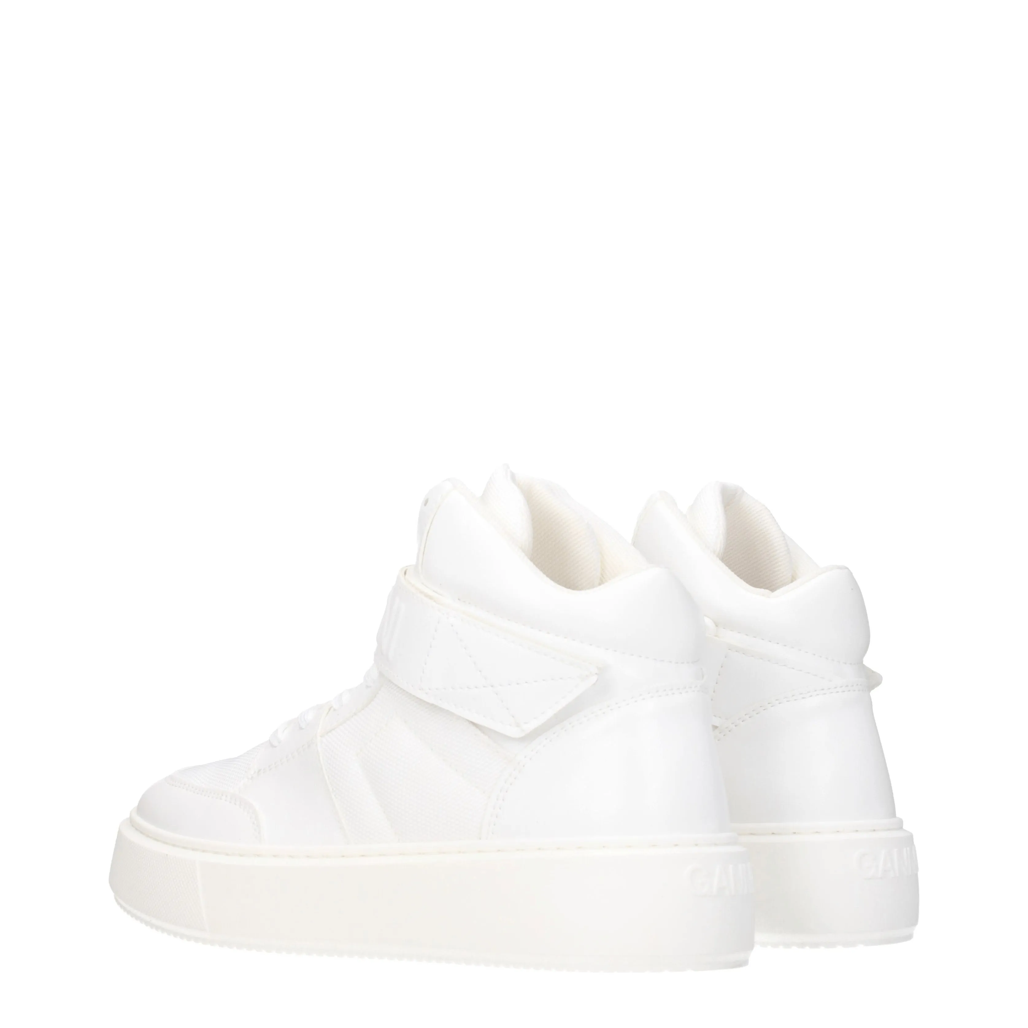 Ganni Sneakers Donna Pelle Bianco