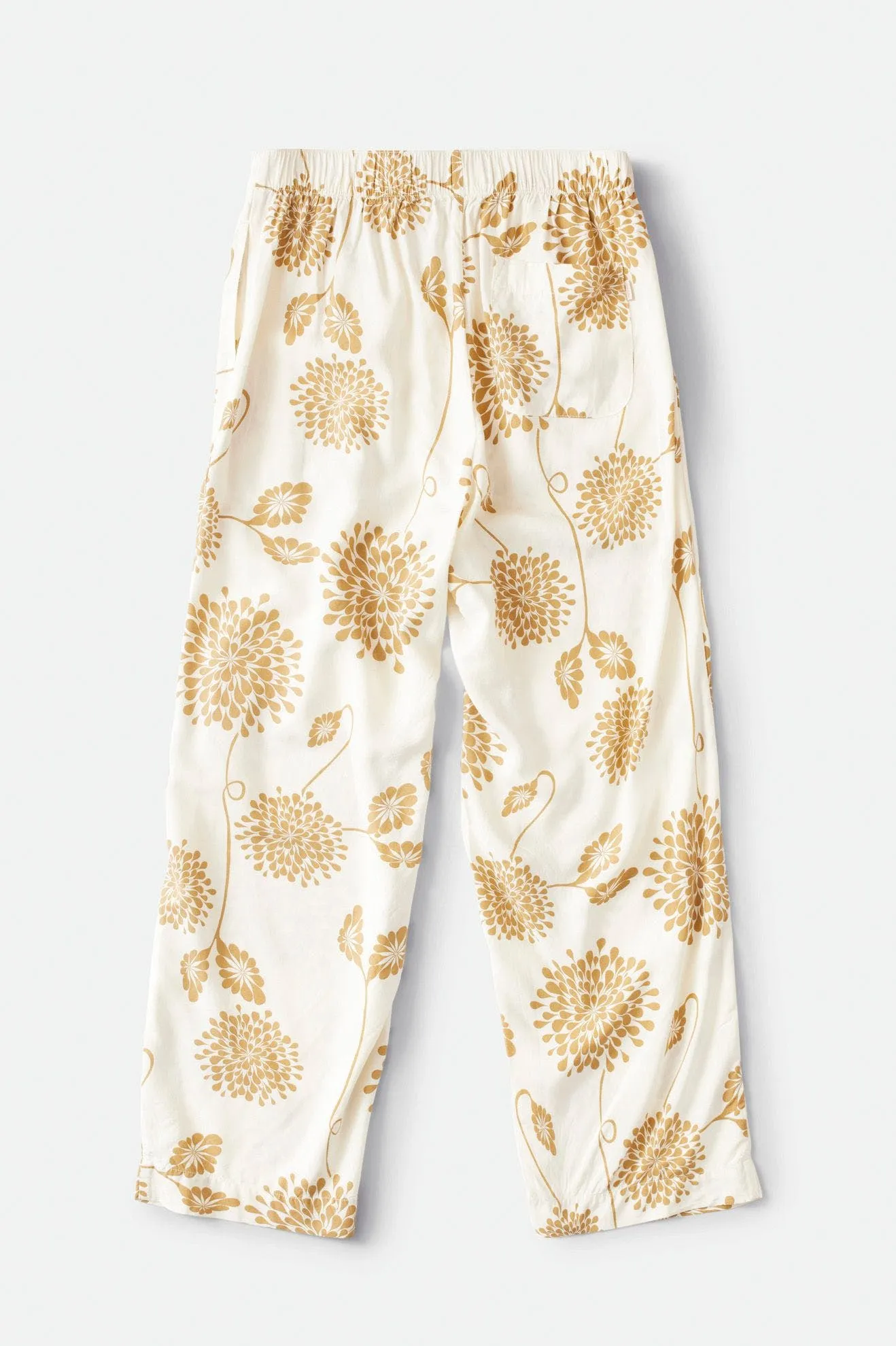 GARDEN FLORAL CROP PANT - DOVE
