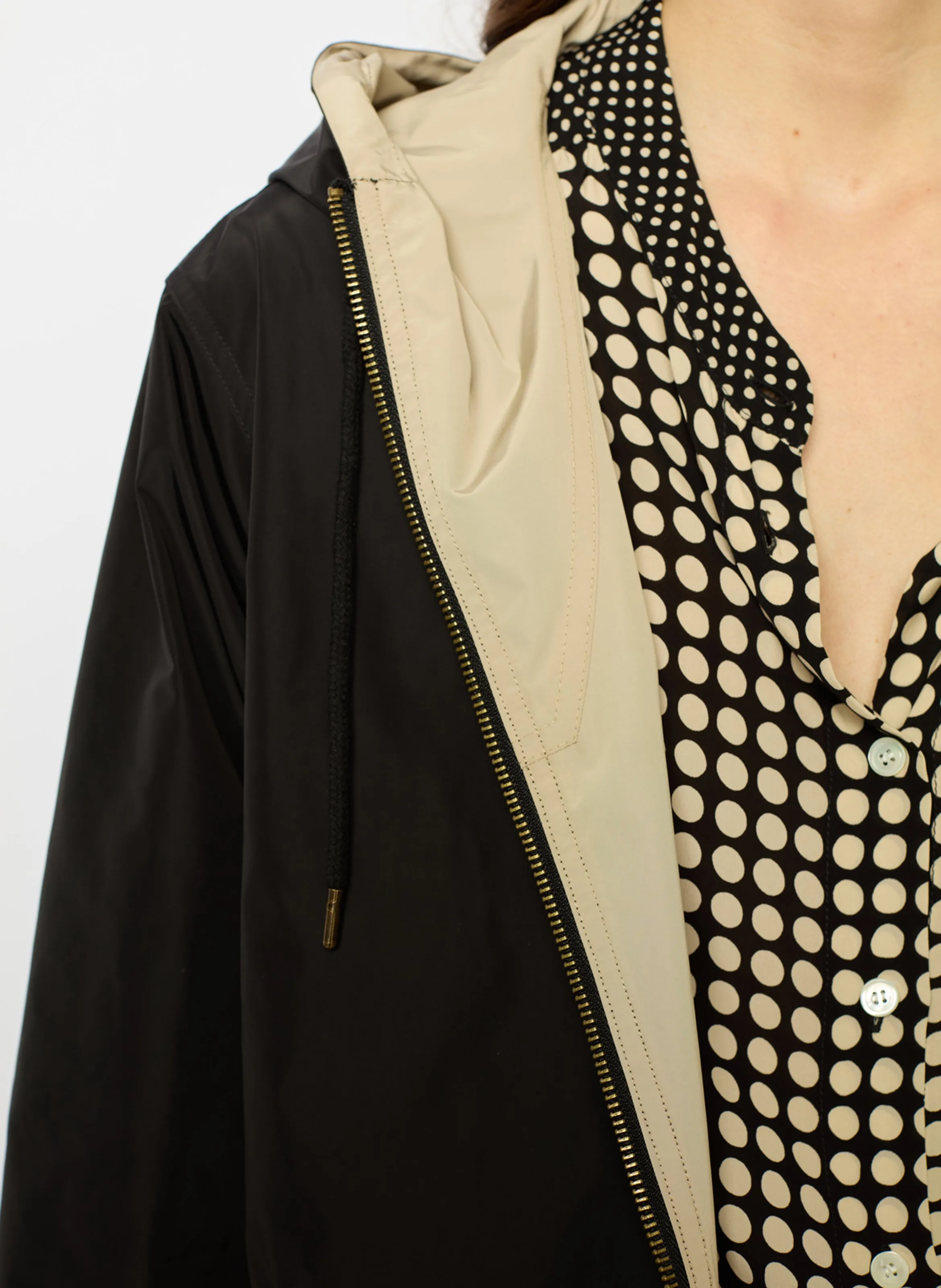  GERARD DAREL   TIPHAINE - Parka corta reversibile con cappuccio | Nero