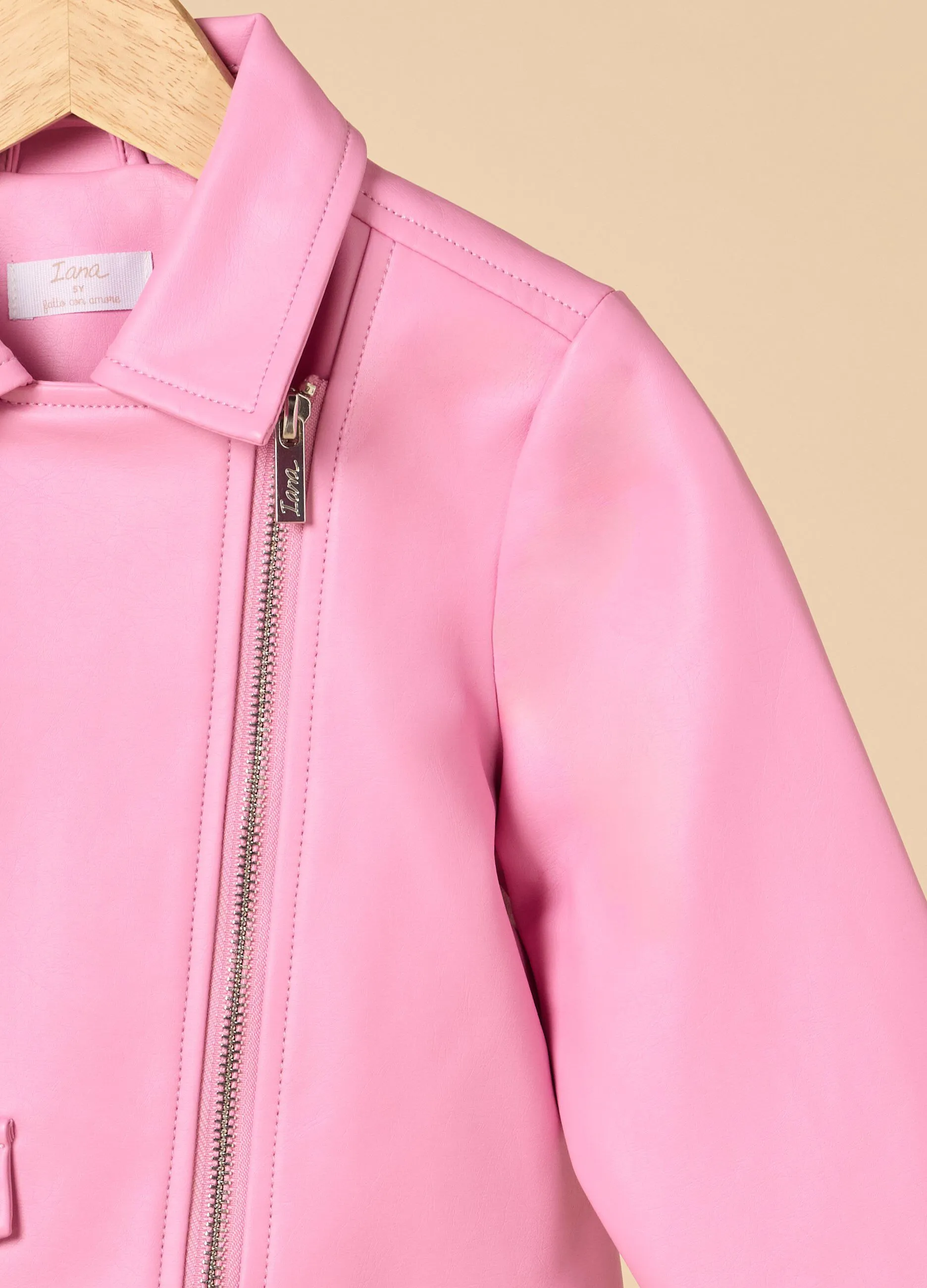Giacca in eco pelle IANA bambina