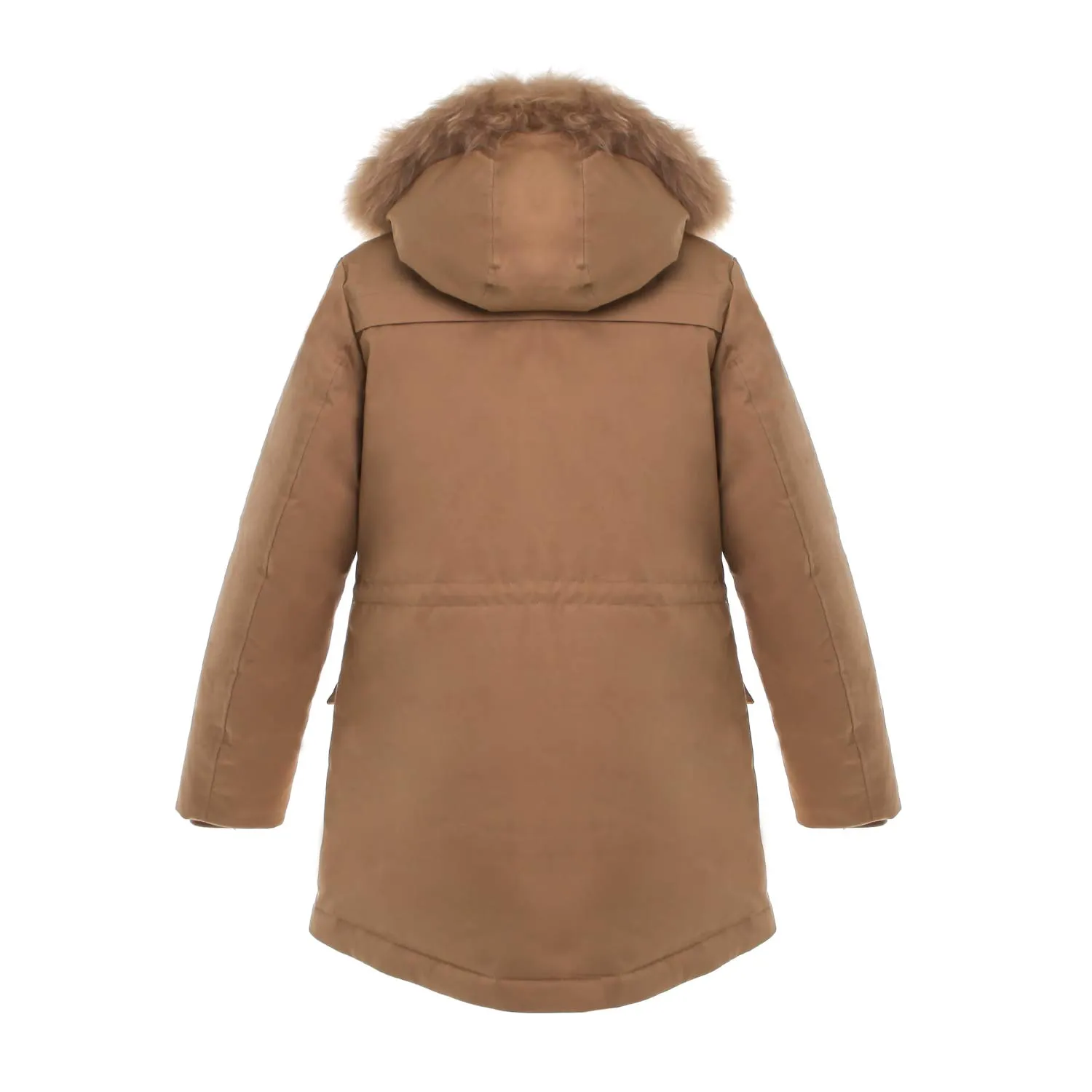 Giubbotto Cotton Parka Gold Khaki Bambina E Teen
