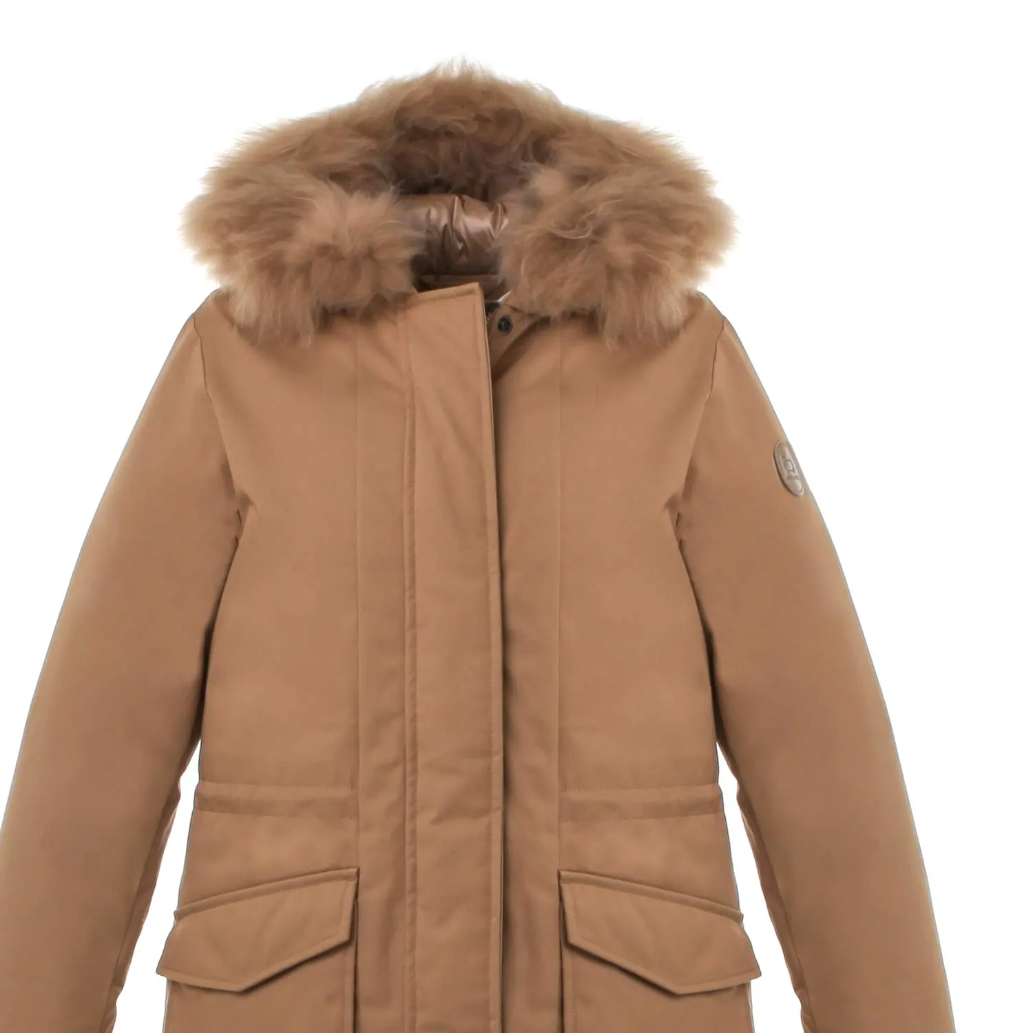 Giubbotto Cotton Parka Gold Khaki Bambina E Teen