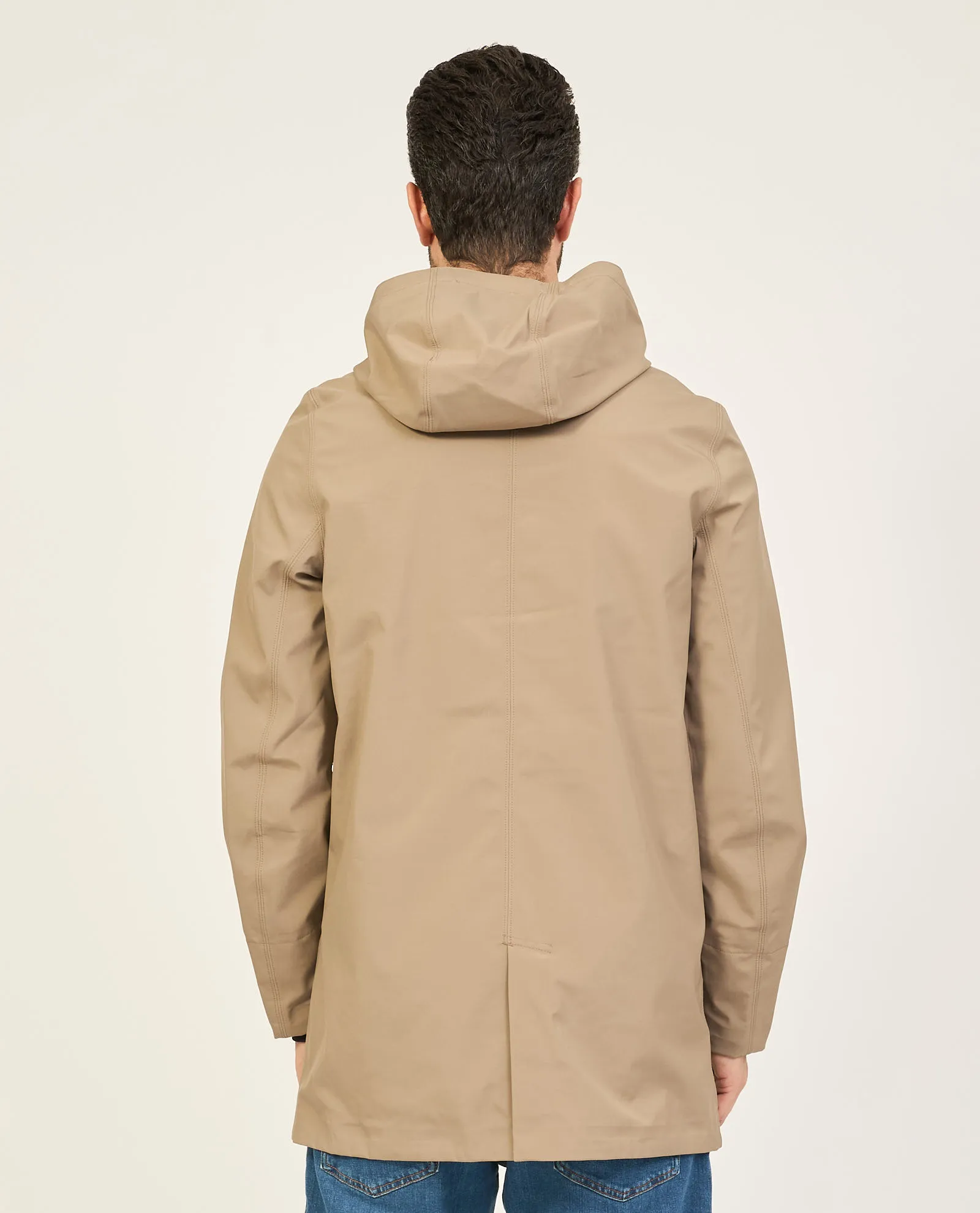 Giubbotto parka K-way Tommy con cappuccio e logo