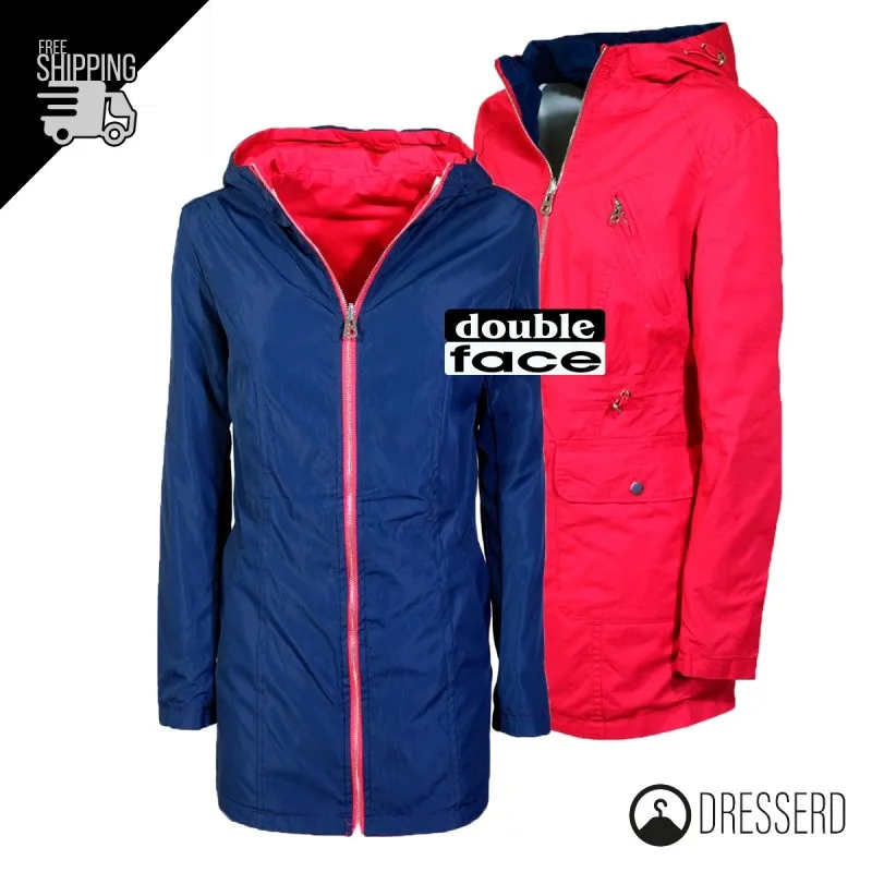 Giubbotto/Parka in cotone leggero, double face