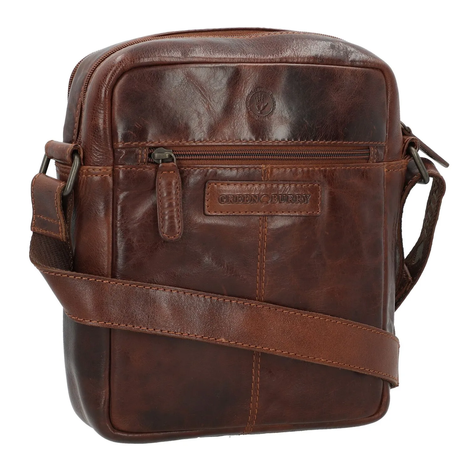 Greenburry Rugged Borsa a tracolla Pelle 21 cm