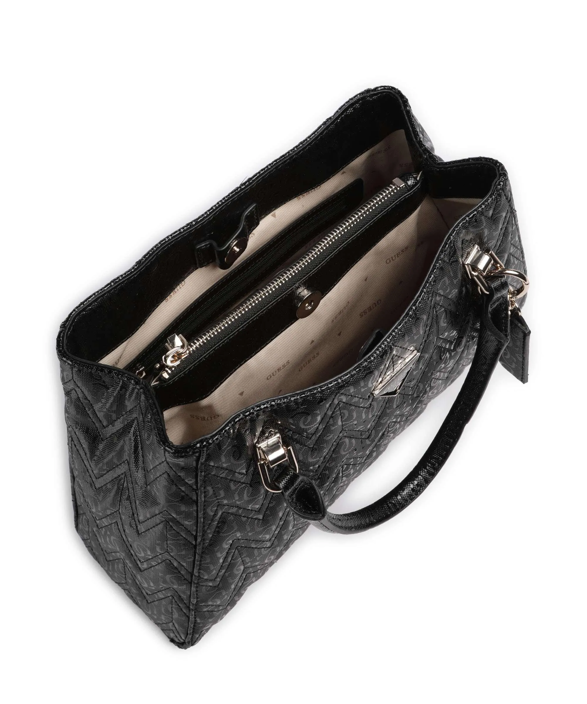  Guess Adelard Borsa a mano pelle sintetica nero  