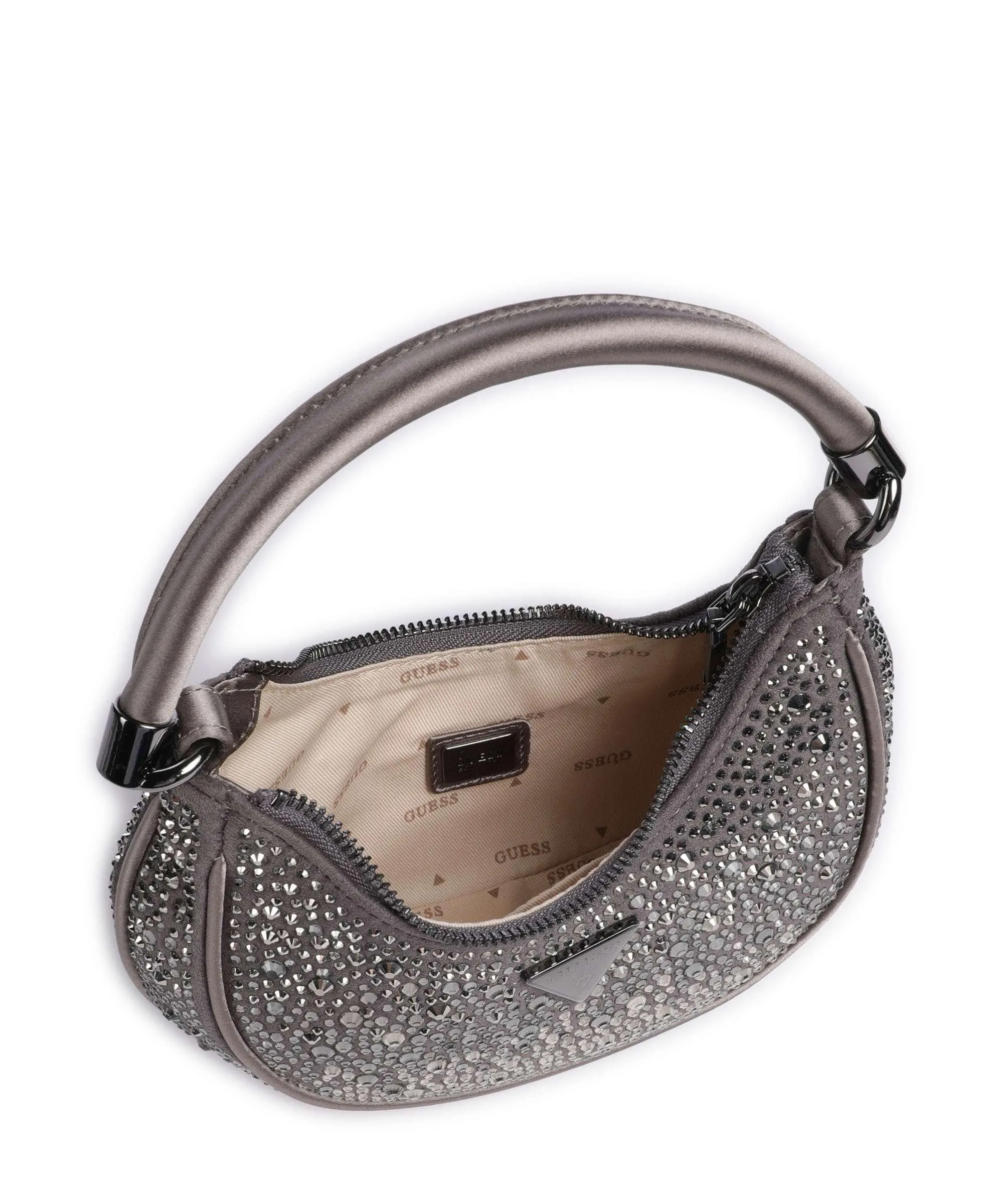 Guess Zalina Borsa a mano poliestere platino  