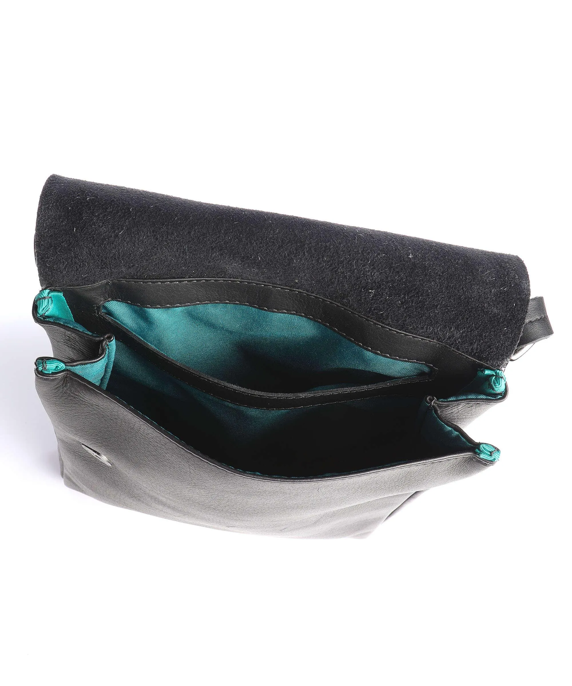  Harold's Campo Borsa a tracolla pelle bovina nero  