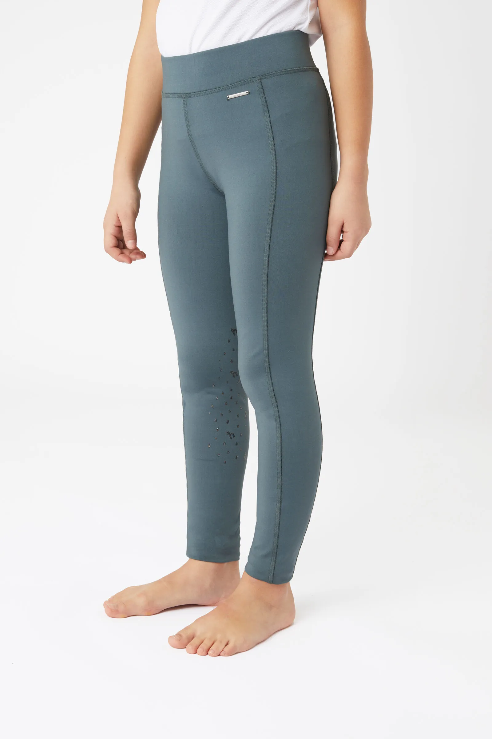 Horze Valeria Leggins da equitazione con grip al ginocchio da bambina