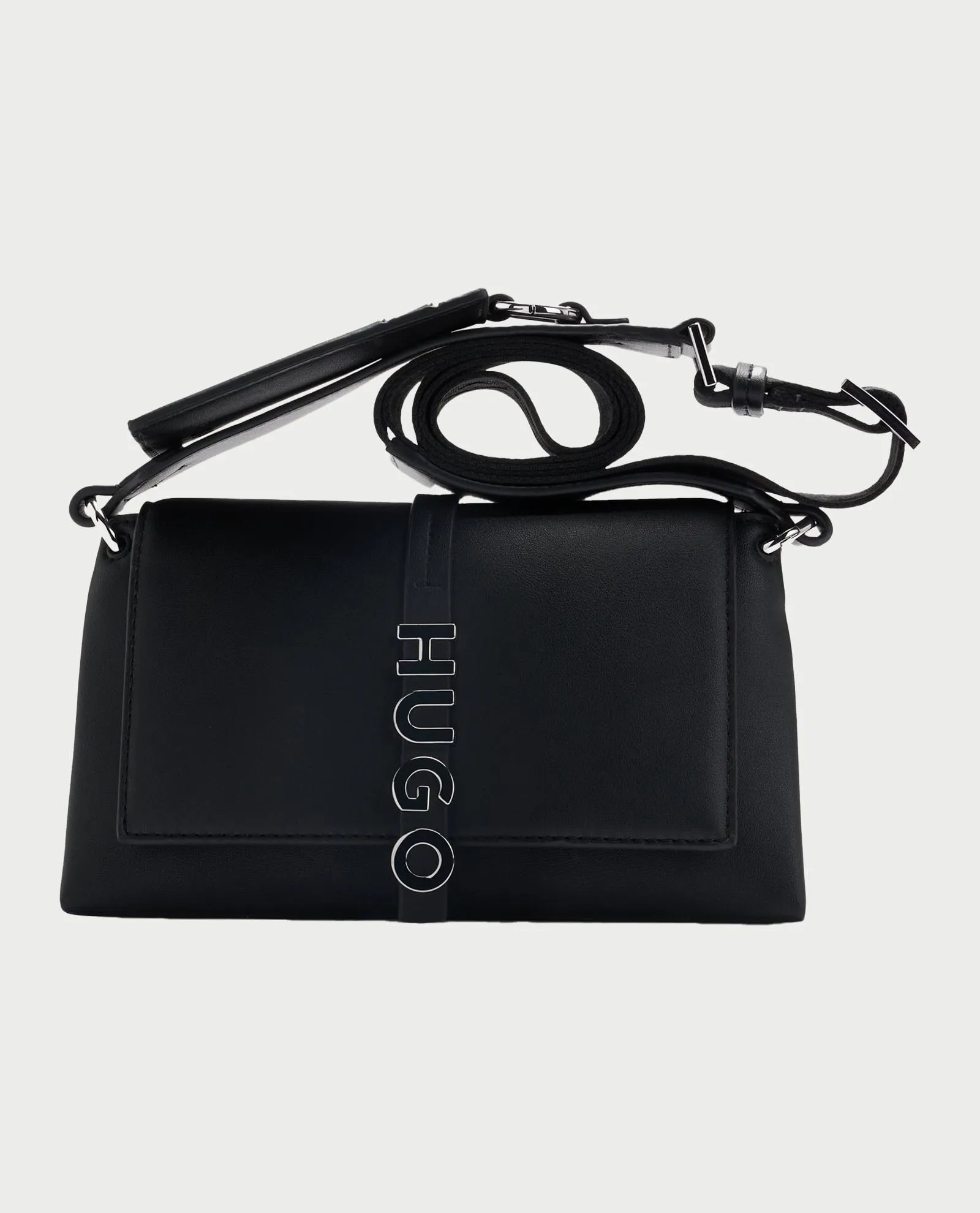HUGO      Borsa a tracolla Hugo con logo metallico