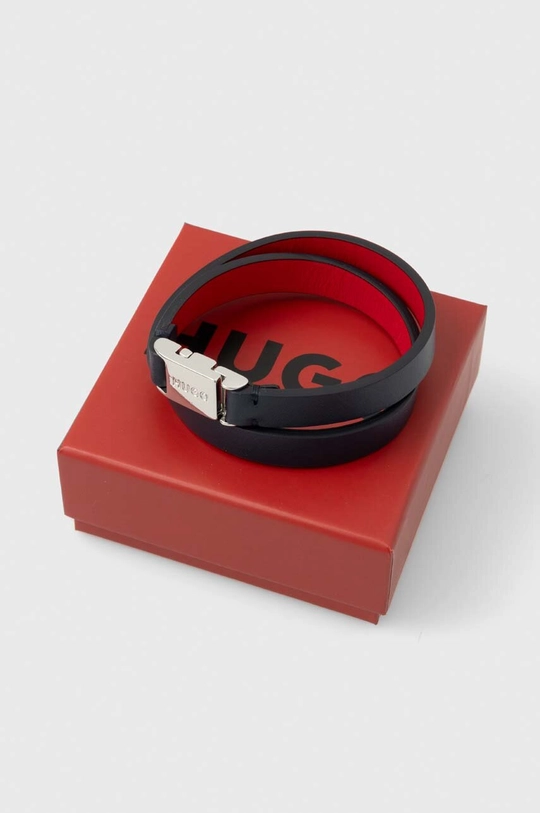 HUGO bracciale in pelle