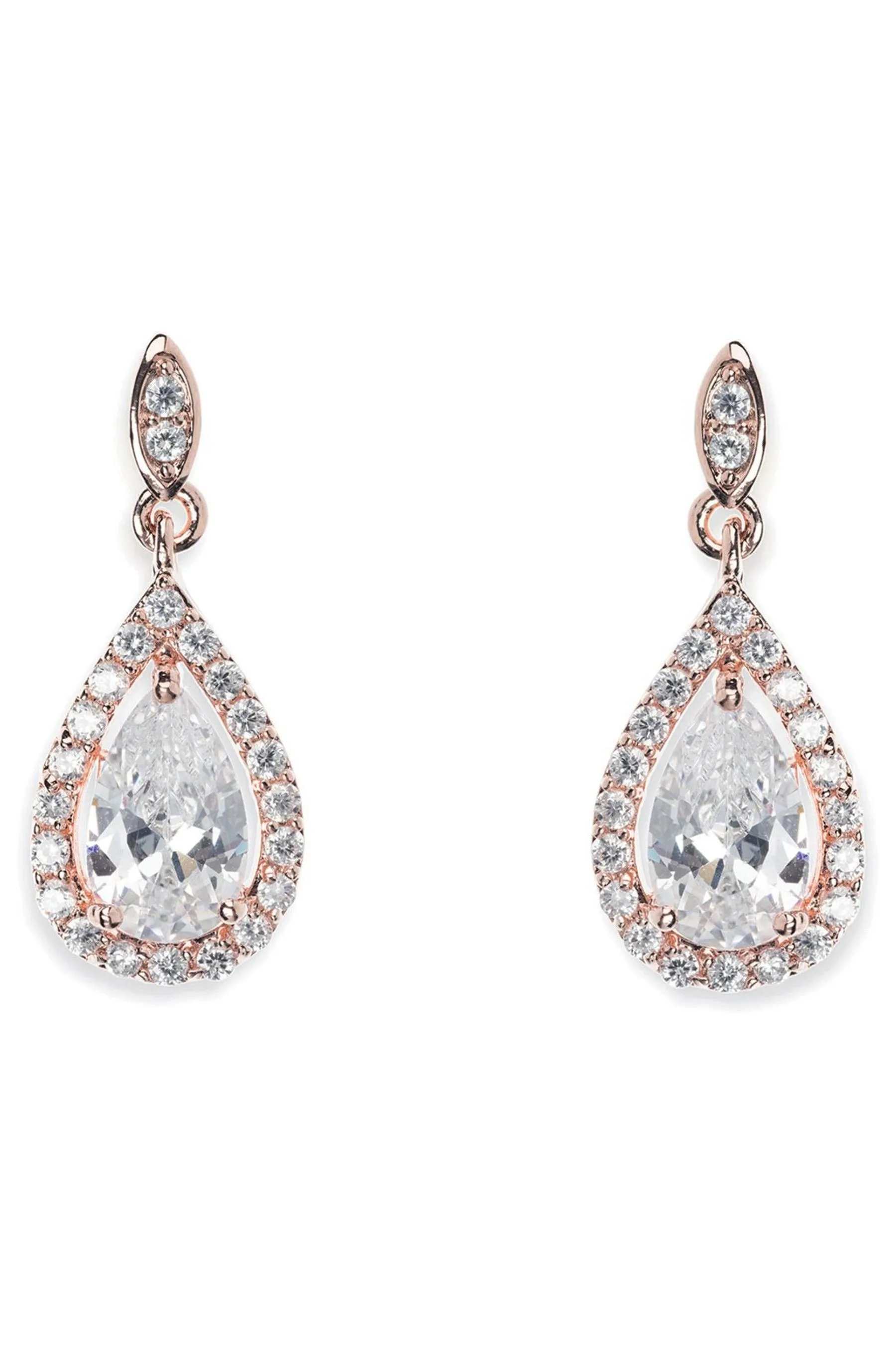 Ivory & Co Belmont - Orecchini a goccia con cristalli