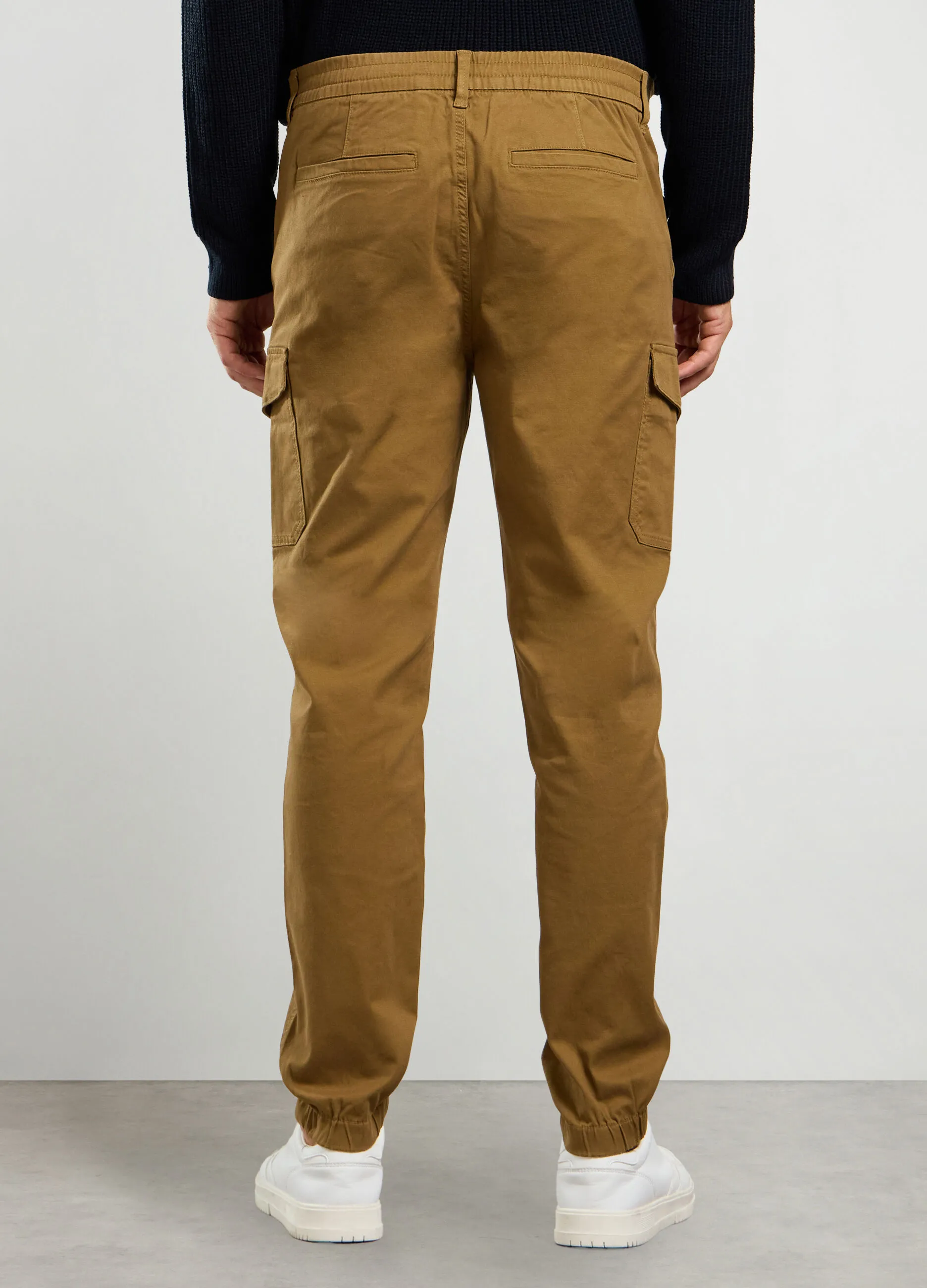 J. HART & BROS  Joggers regular fit in cotone stretch uomo