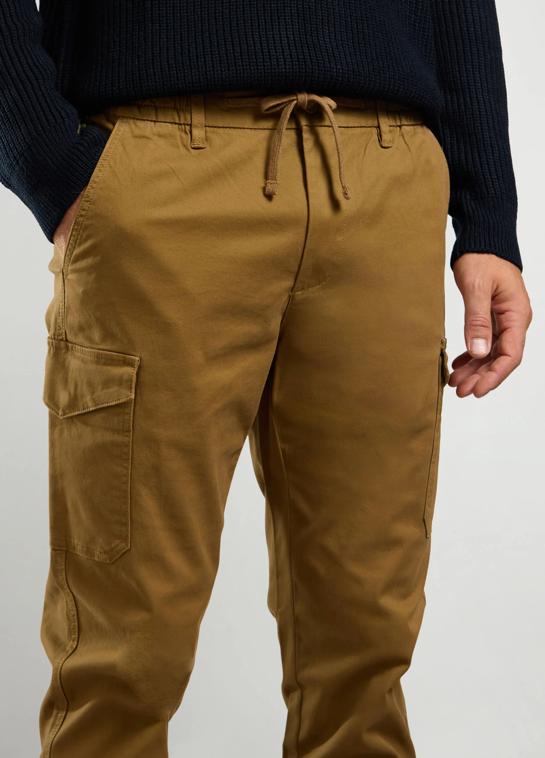 J. HART & BROS  Joggers regular fit in cotone stretch uomo