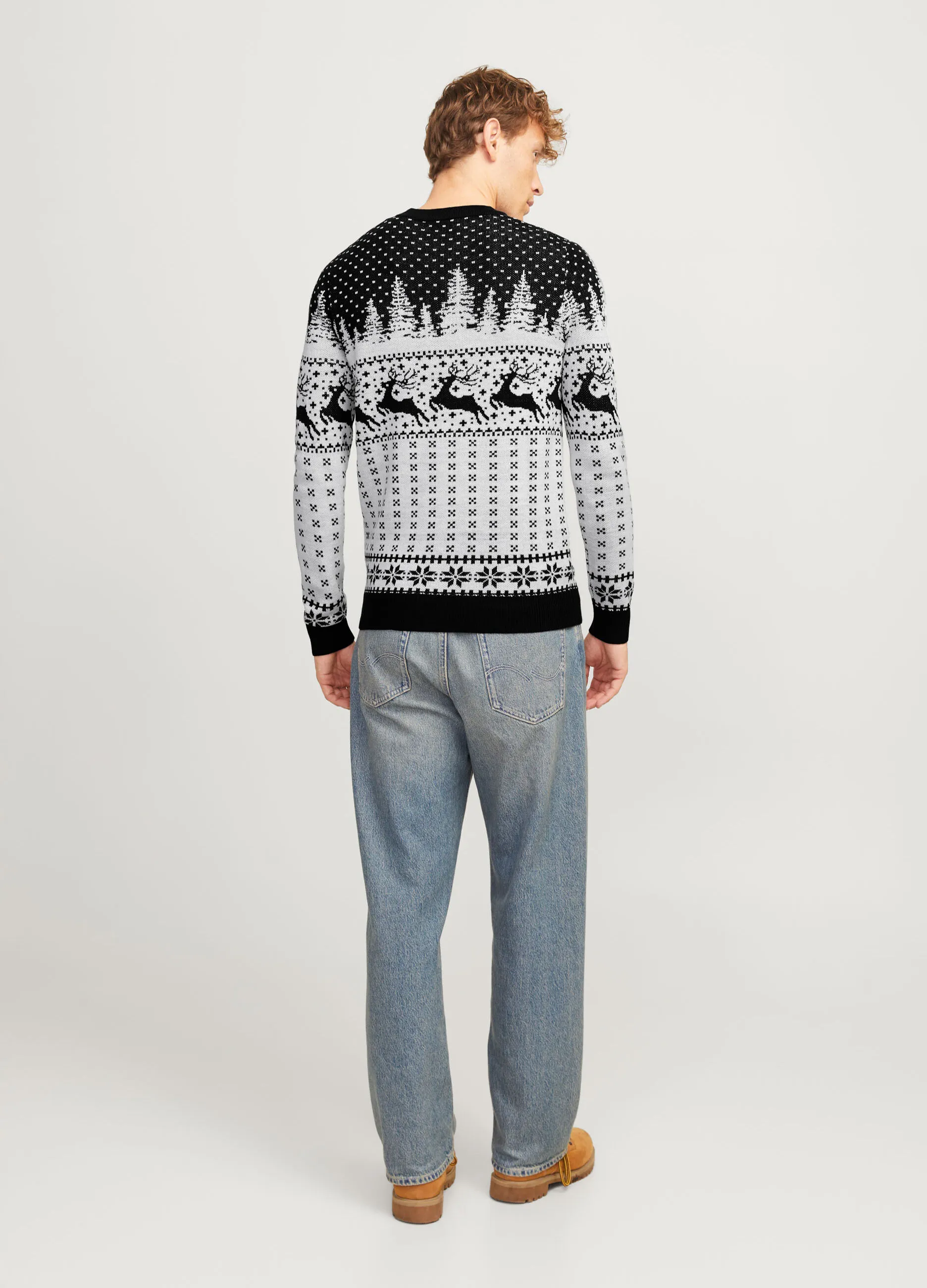 JACK & JONES  Pullover girocollo a maniche lunghe uomo