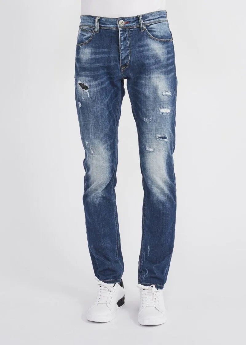 Jeans con abrasioni