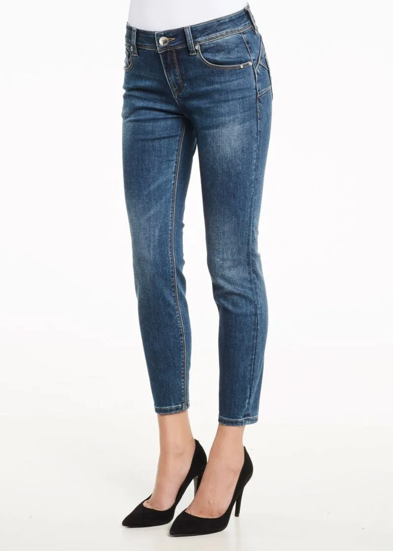 Jeans con strass