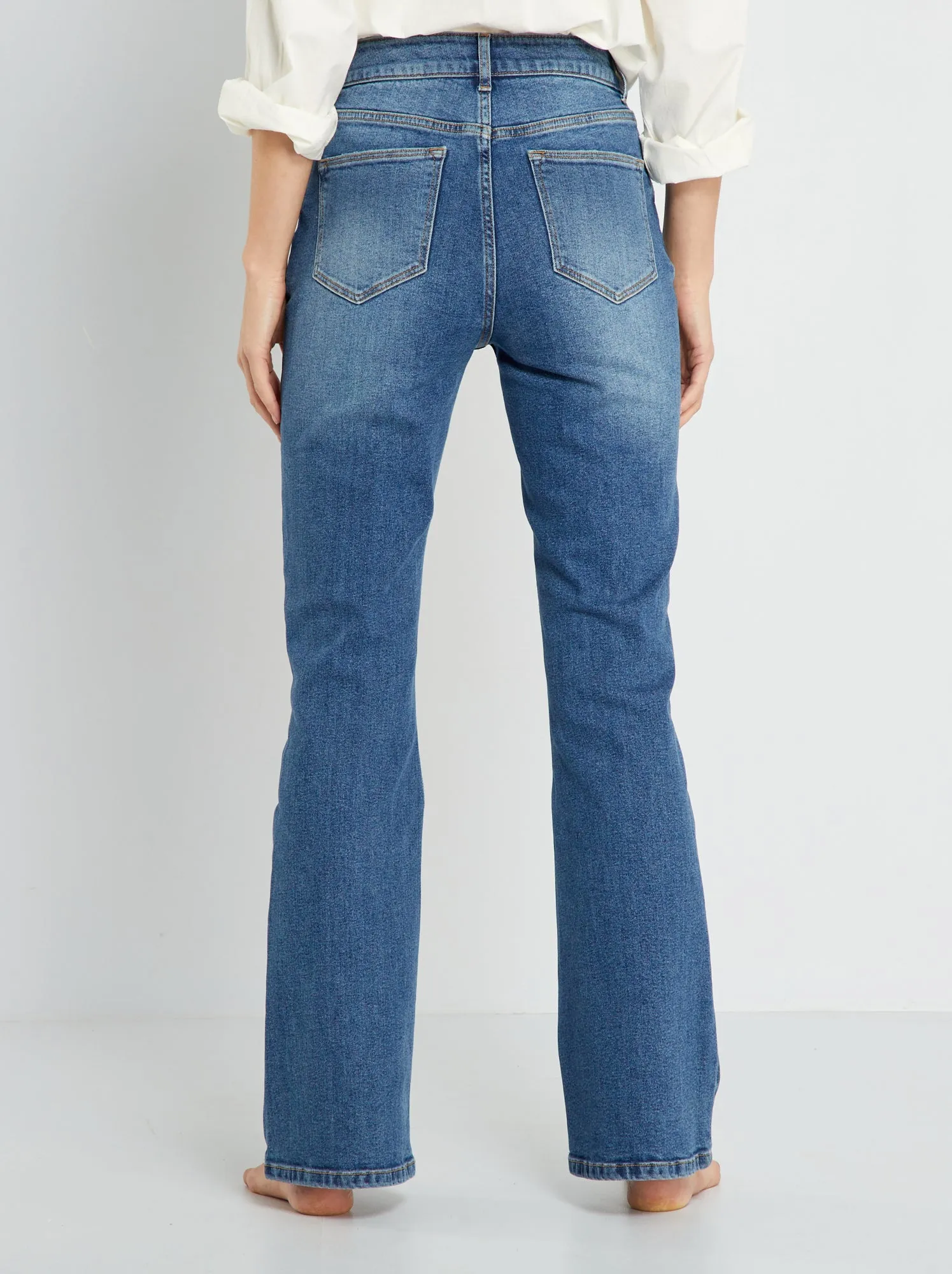 Jeans flare - L34 - BLU