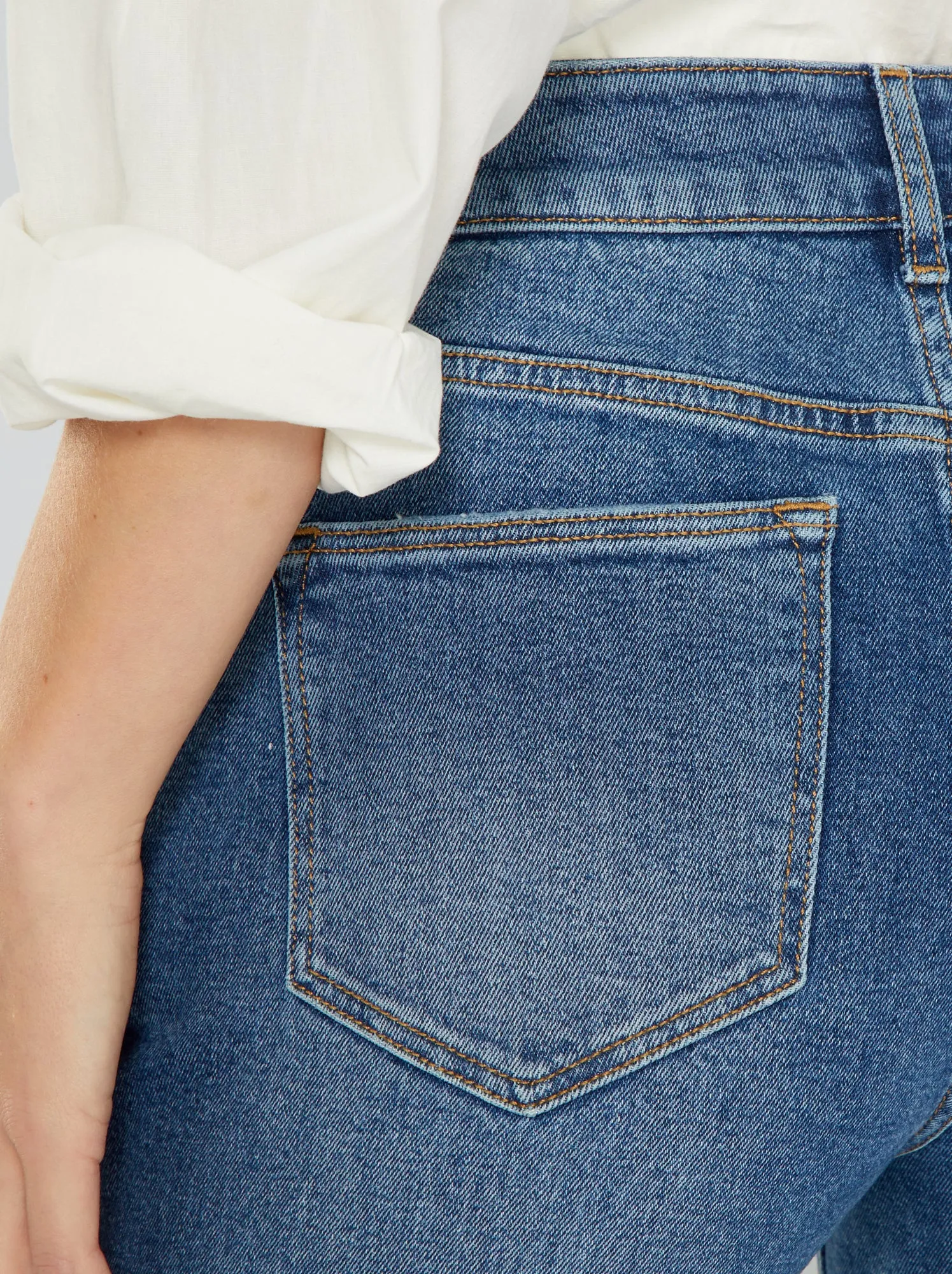 Jeans flare - L34 - BLU