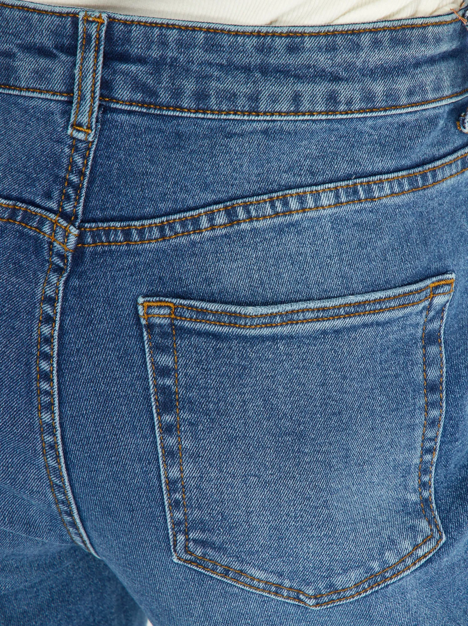 Jeans mom a vita molto alta - L32 - BLU