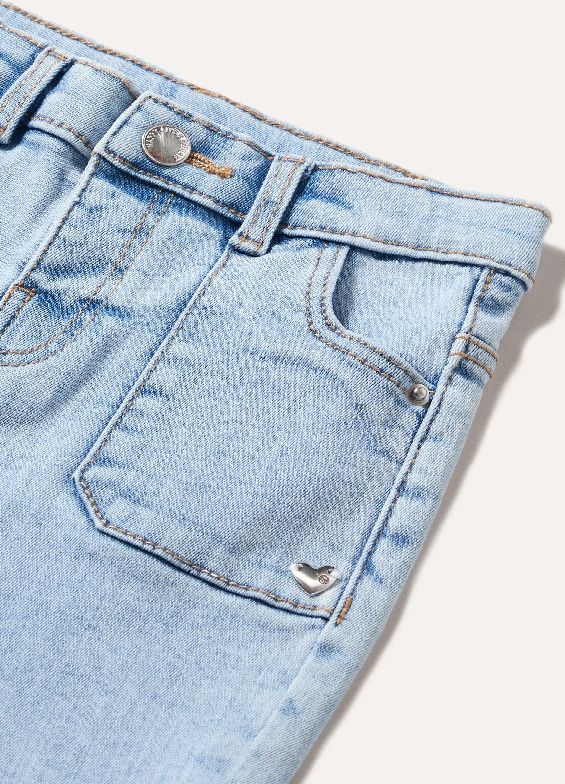 Jeans sfrangiati neonata