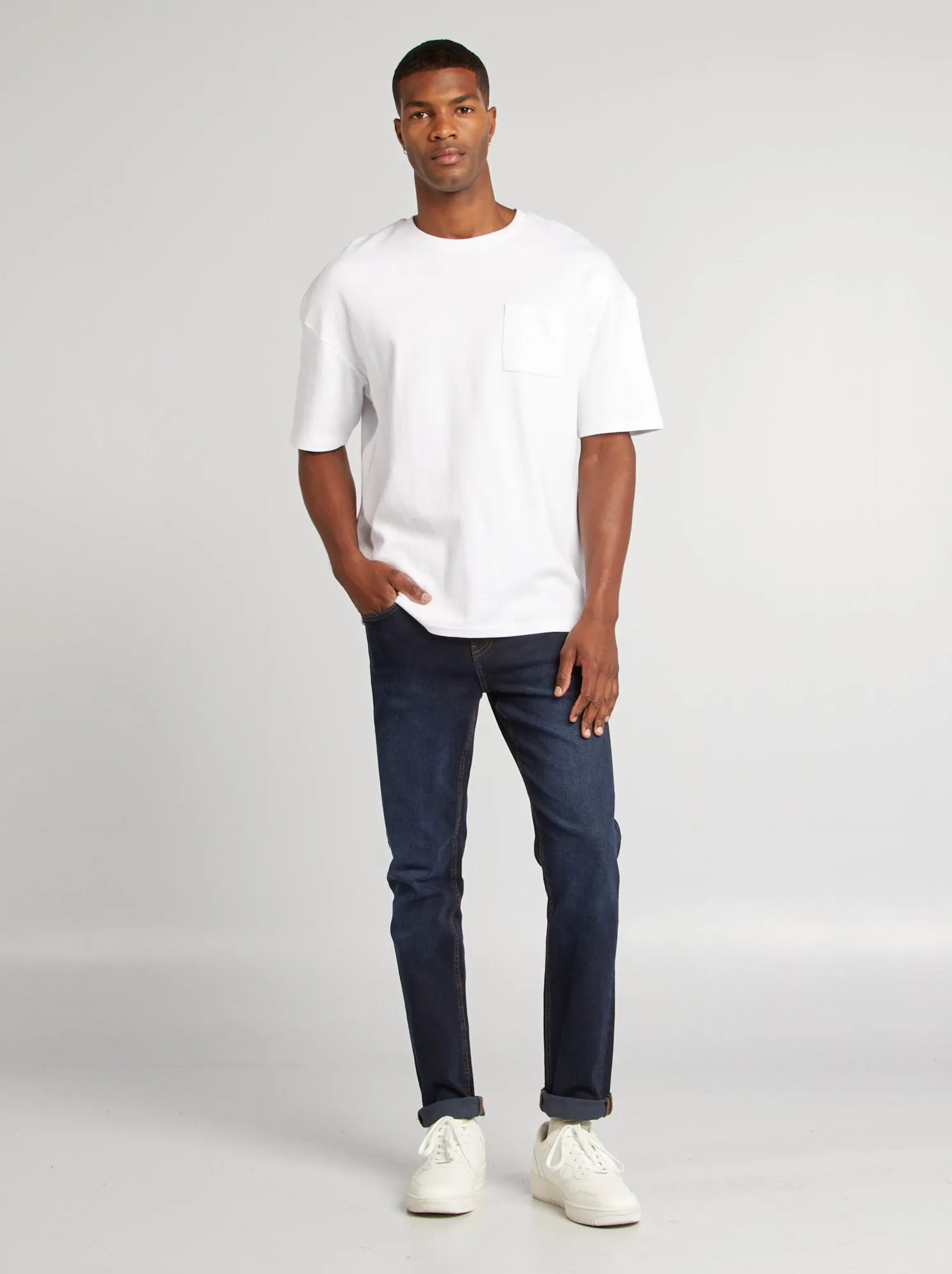 Jeans slim - L32 - BLU