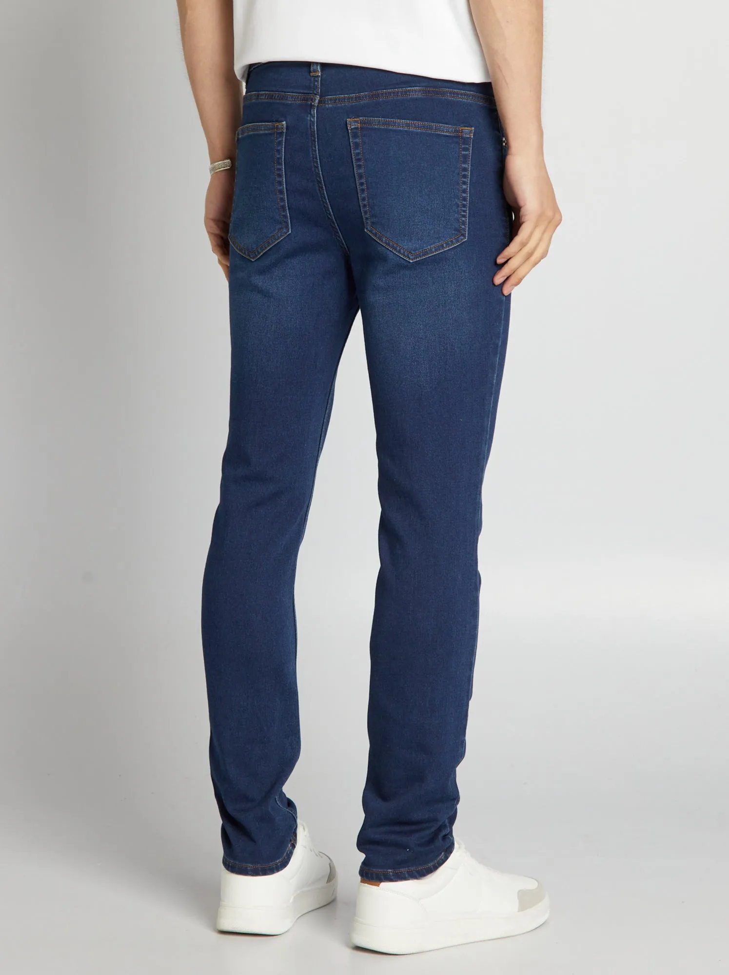Jeans slim stretch - L32 - BLU